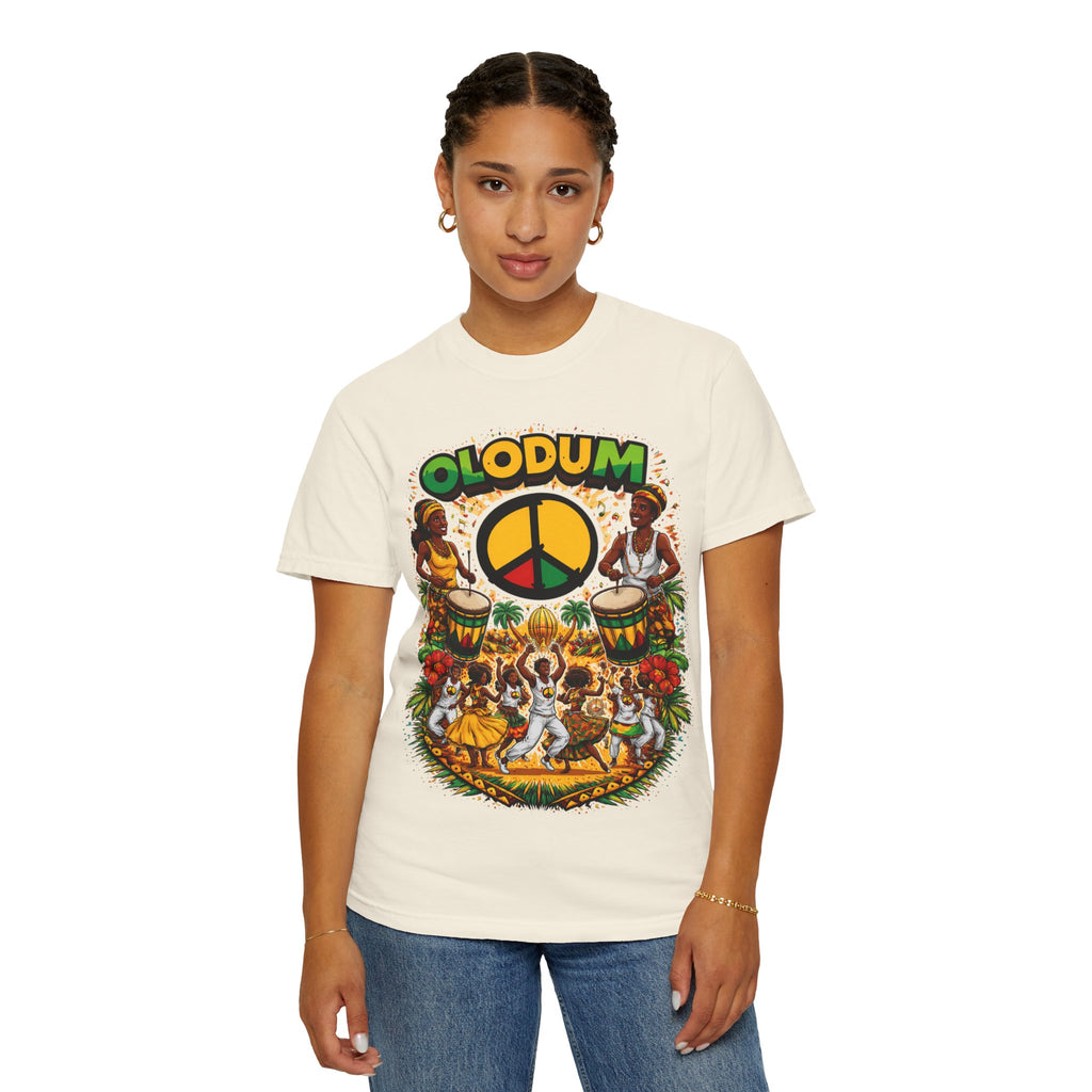 Olodum Peace Drum T-Shirt — Afro-Brazilian Samba Festival Tee