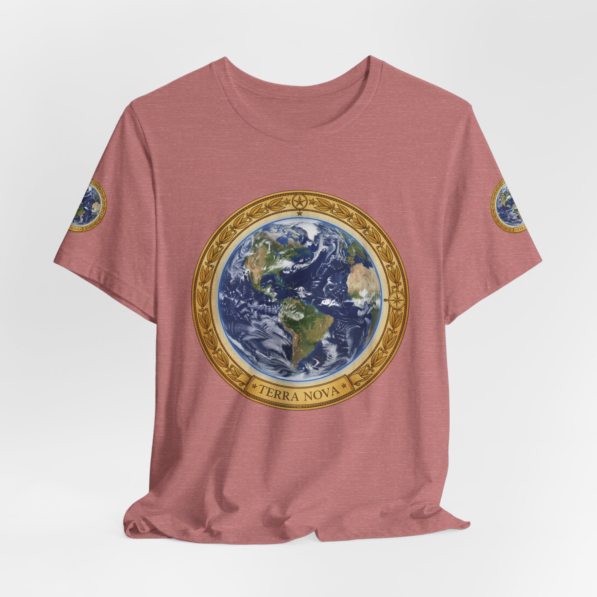 Earth Medallion T‑Shirt – Terra Nova Globe Graphic Tee