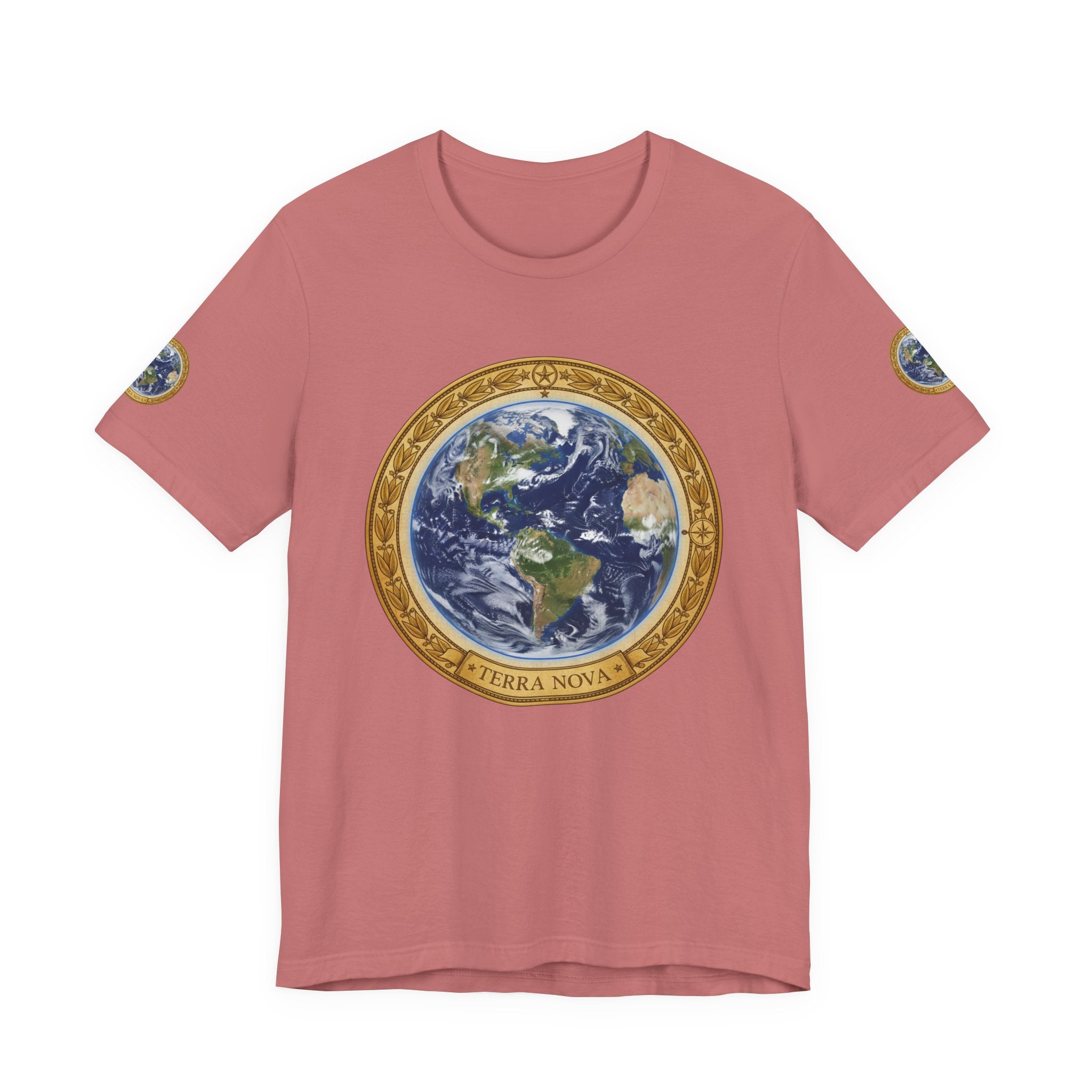 Earth Medallion T‑Shirt – Terra Nova Globe Graphic Tee