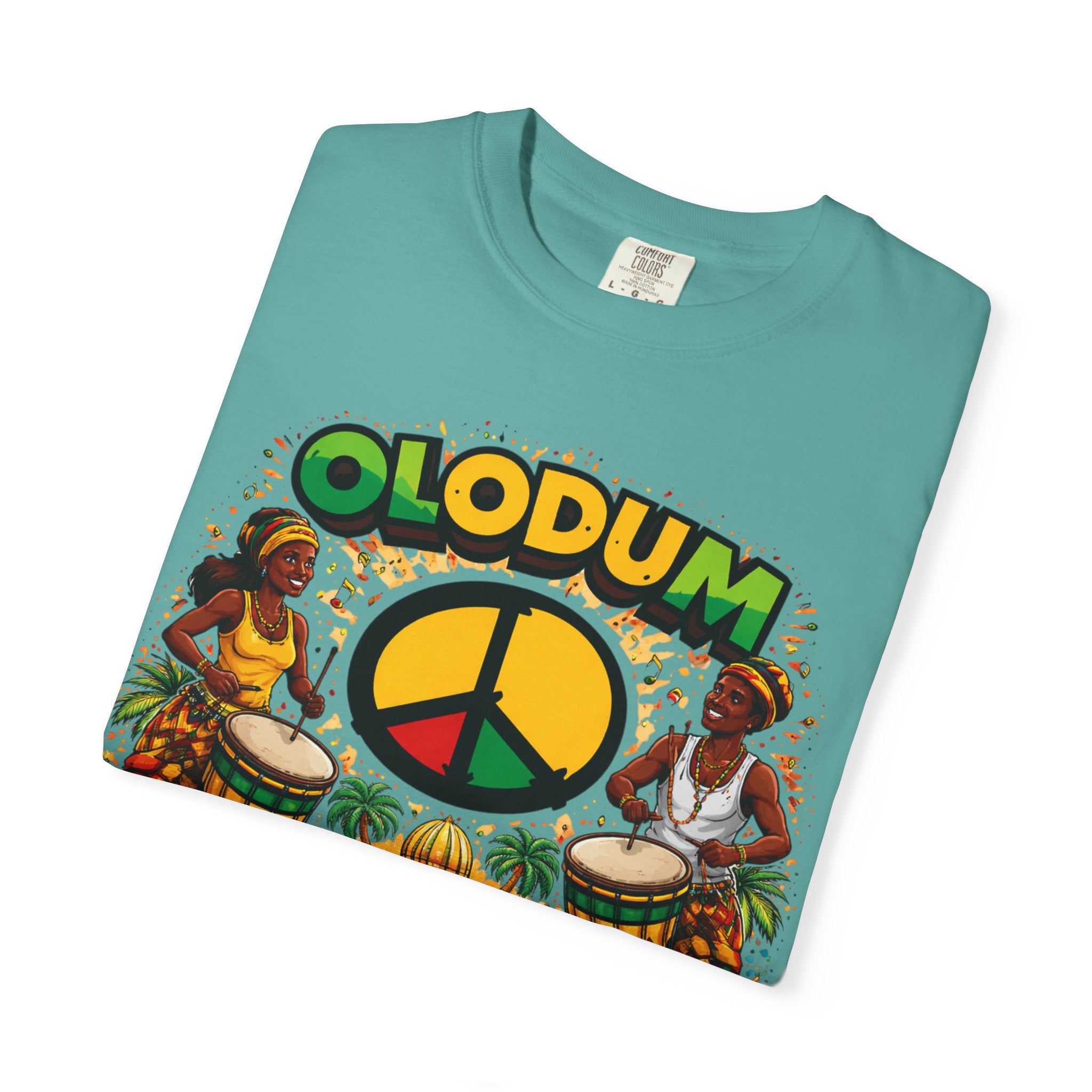 Olodum Peace Drum T-Shirt — Afro-Brazilian Samba Festival Tee