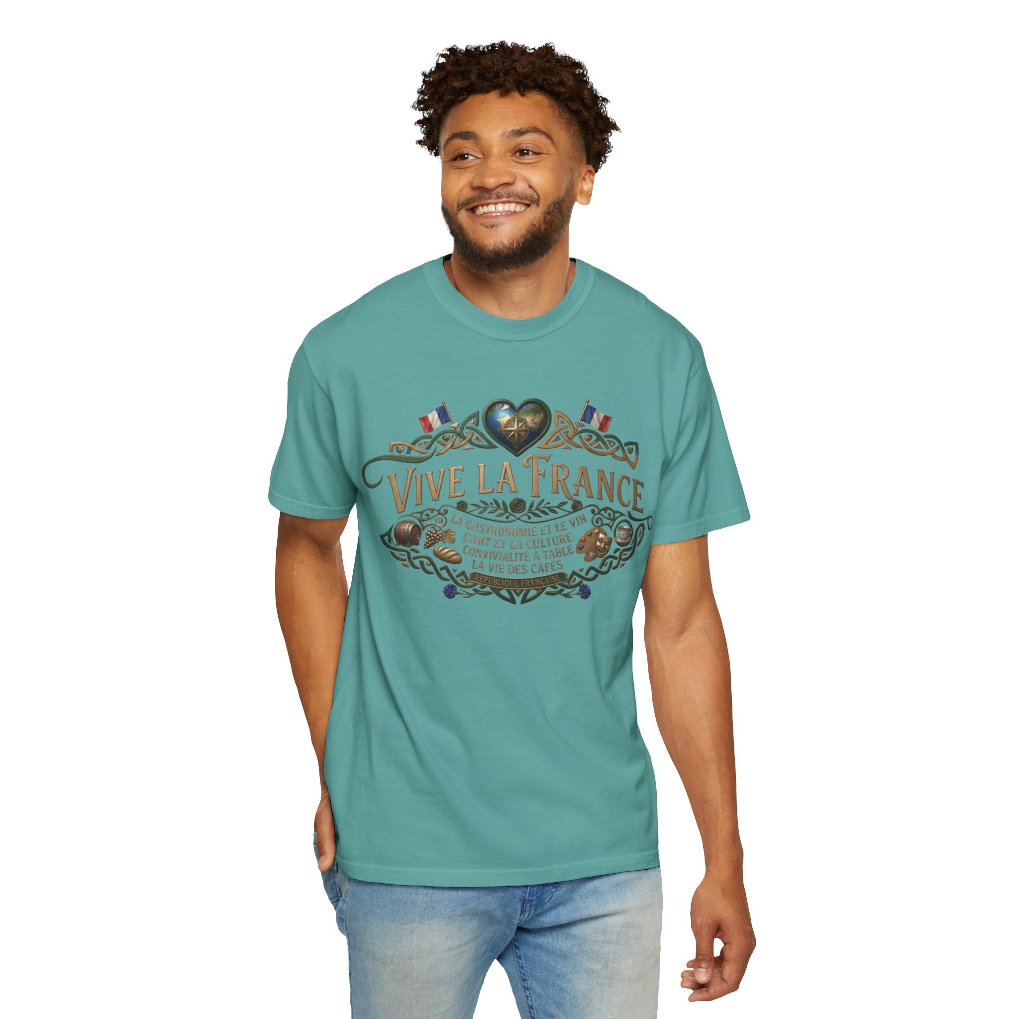 Vive La France T-Shirt — Vintage French Travel Graphic Tee
