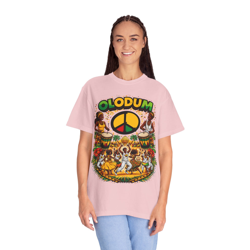 Olodum Peace Drum T-Shirt — Afro-Brazilian Samba Festival Tee