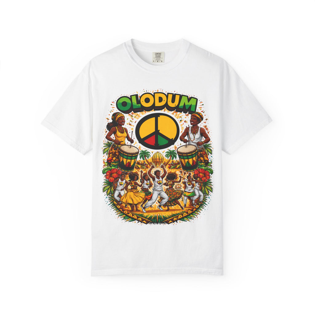 Olodum Peace Drum T-Shirt — Afro-Brazilian Samba Festival Tee