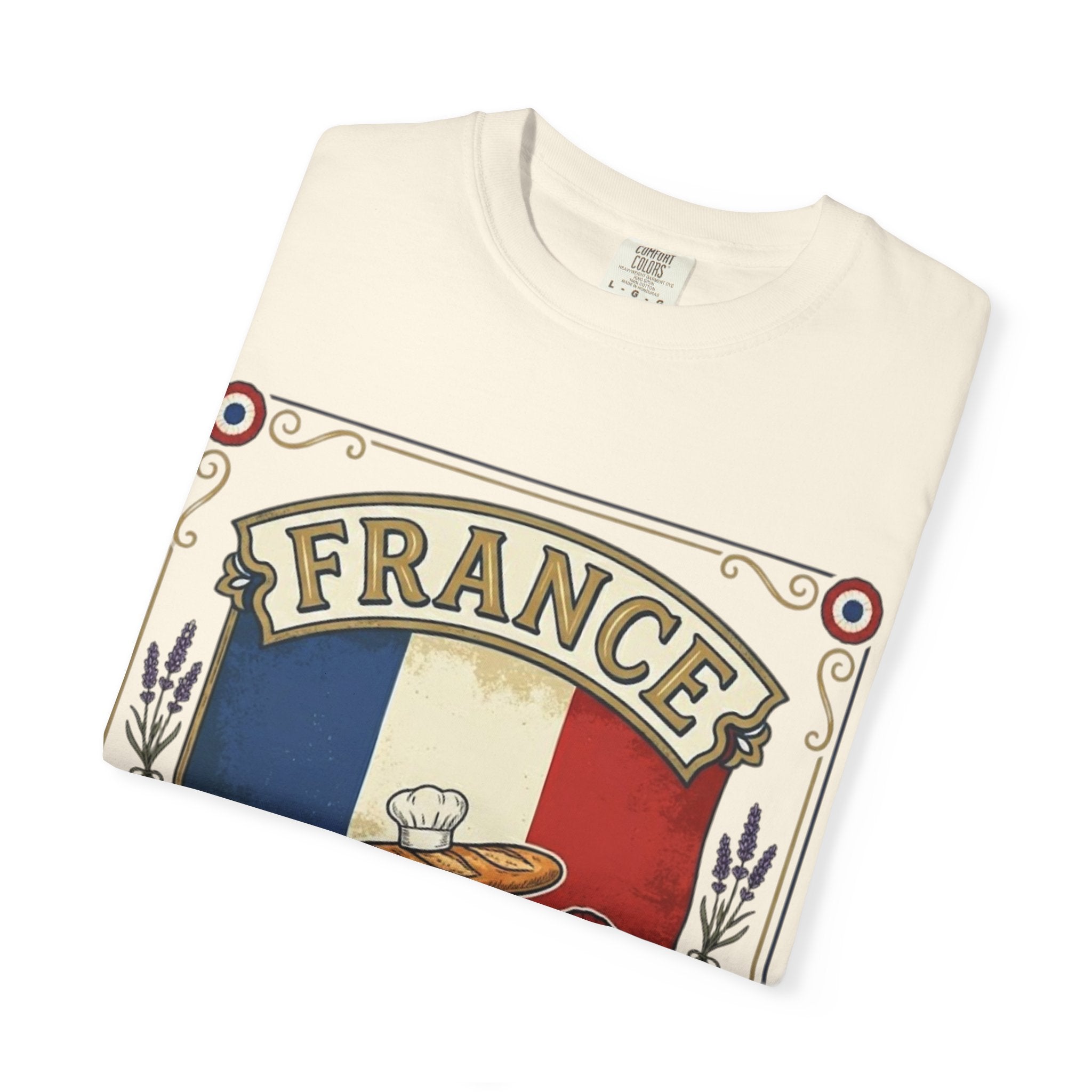 France Vintage Travel T-Shirt — Chic Culture Cuisine Design