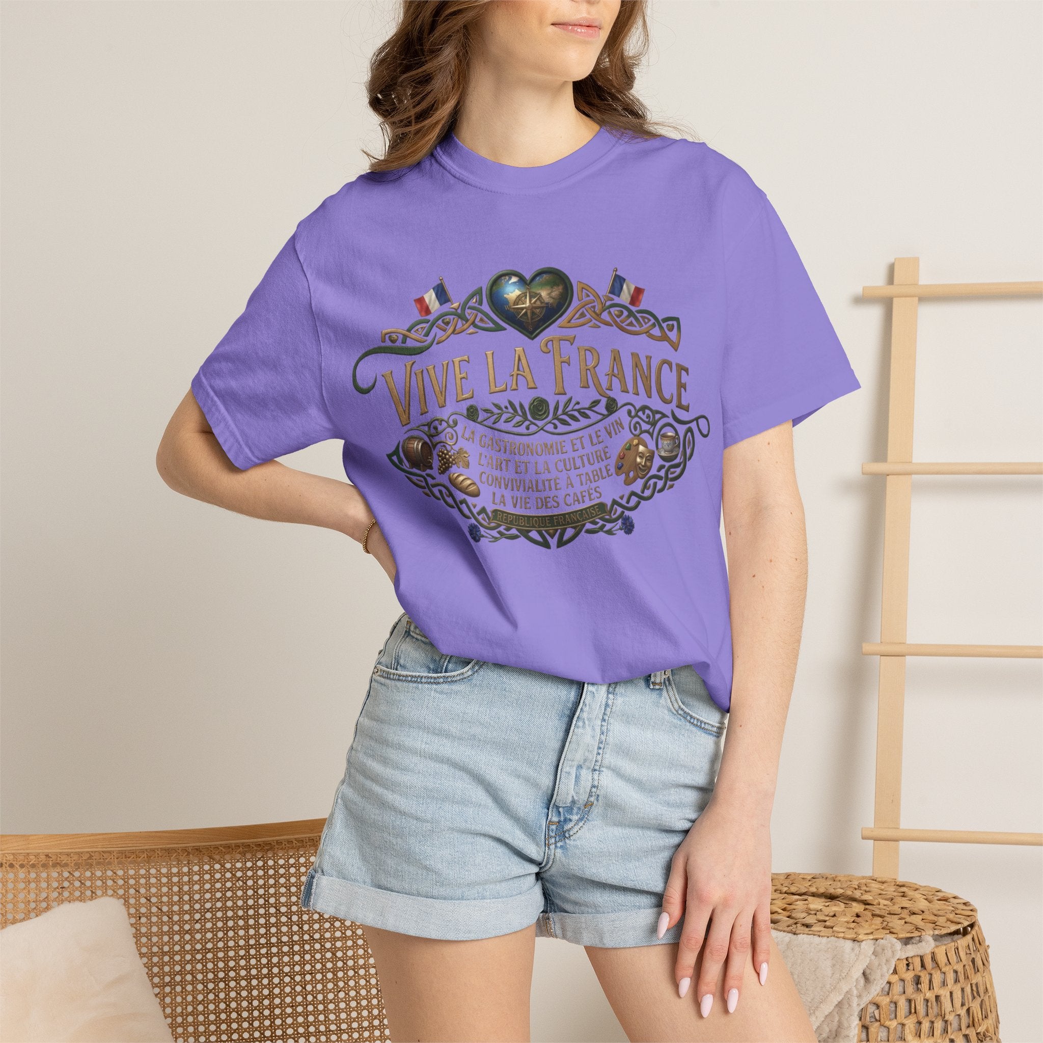 Vive La France T-Shirt — Vintage French Travel Graphic Tee