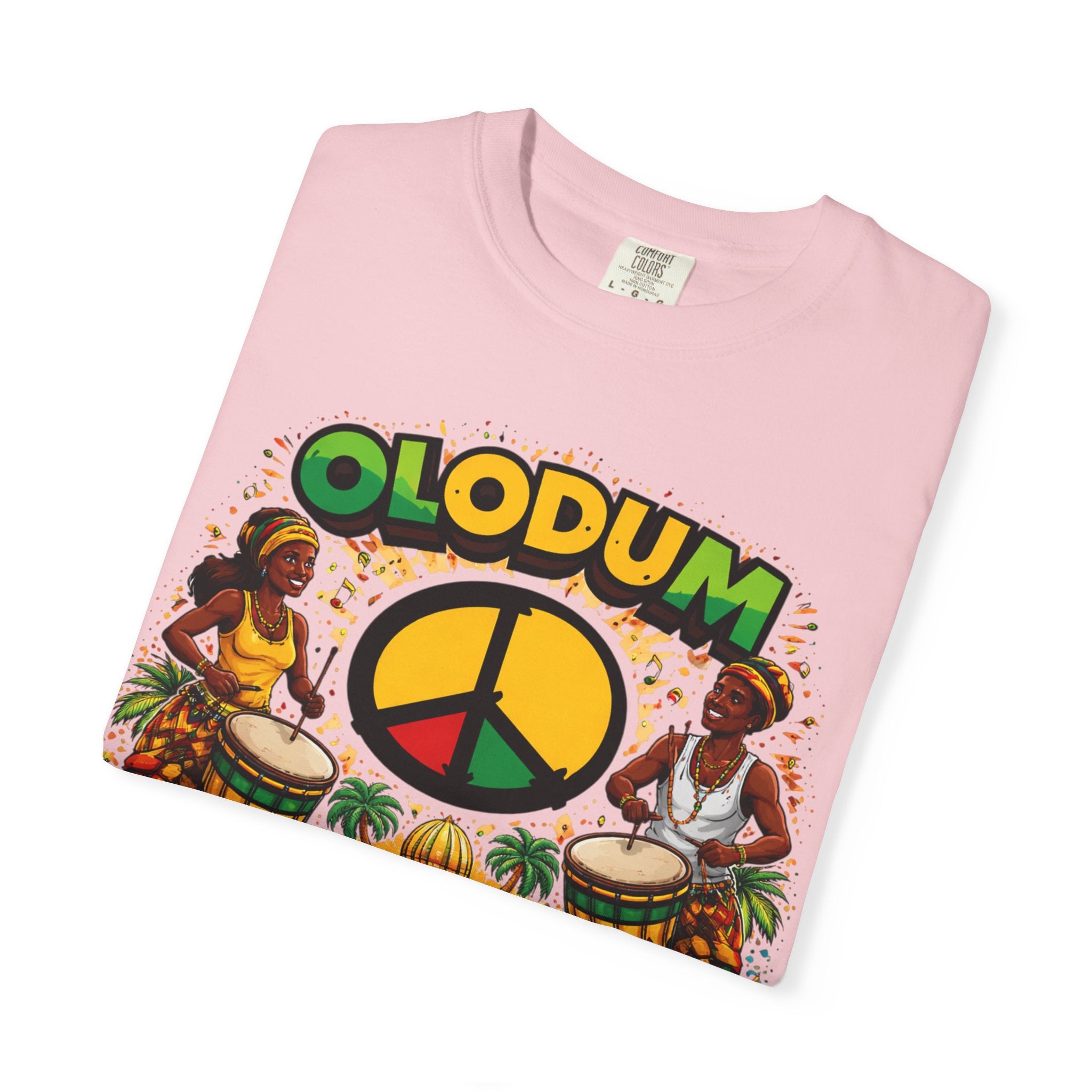 Olodum Peace Drum T-Shirt — Afro-Brazilian Samba Festival Tee
