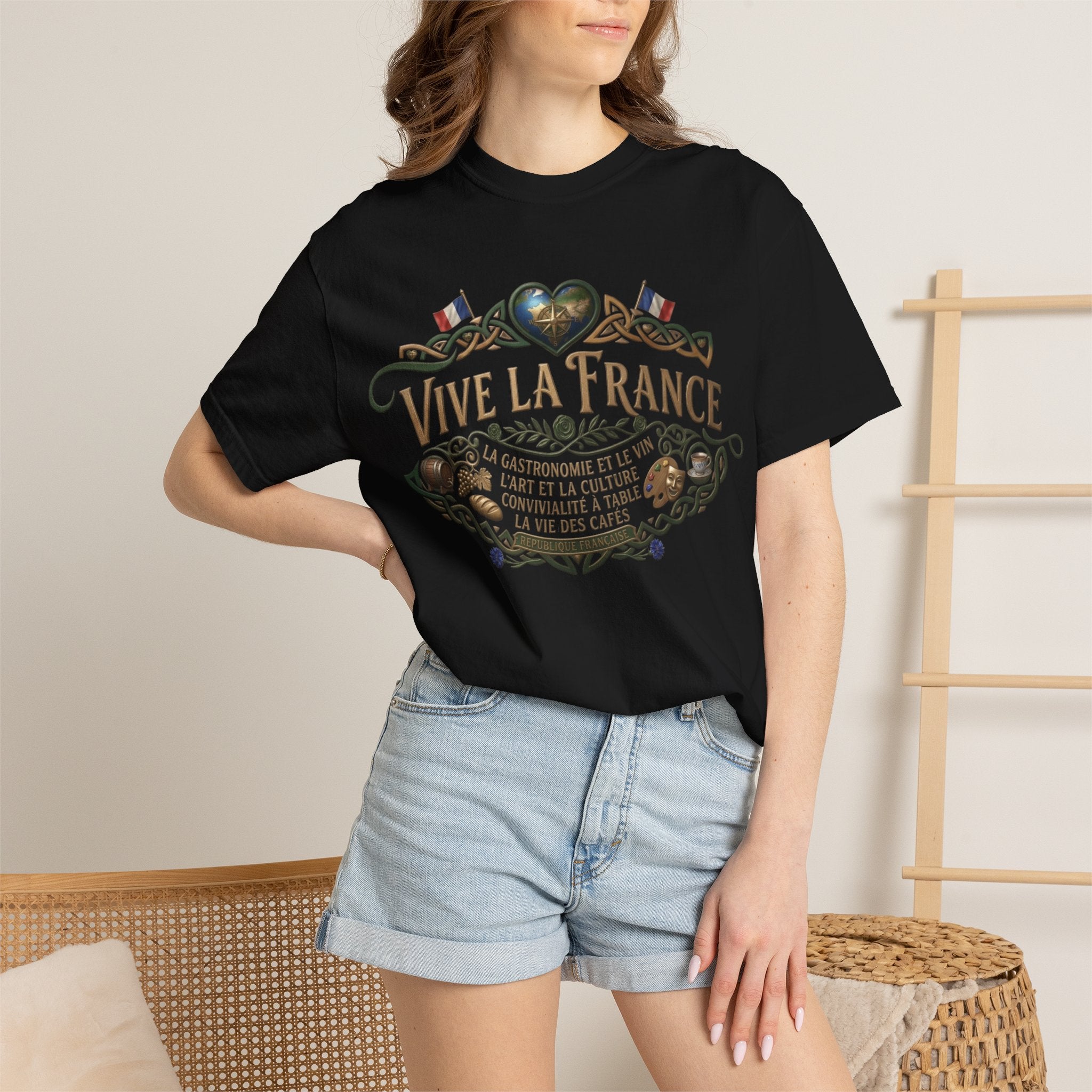 Vive La France T-Shirt — Vintage French Travel Graphic Tee