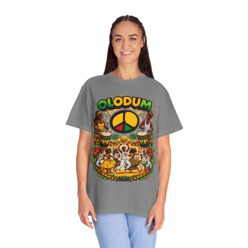 Olodum Peace Drum T-Shirt — Afro-Brazilian Samba Festival Tee