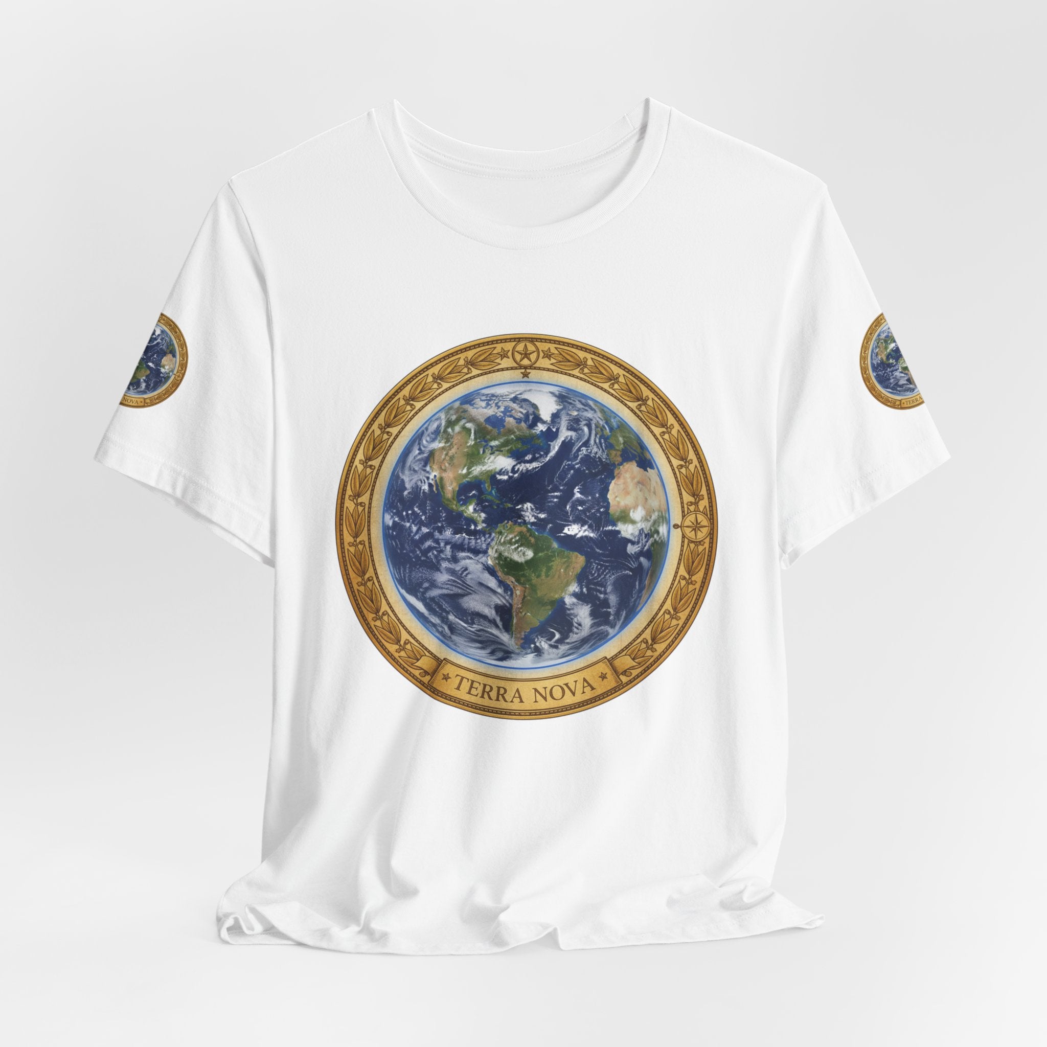 Earth Medallion T‑Shirt – Terra Nova Globe Graphic Tee