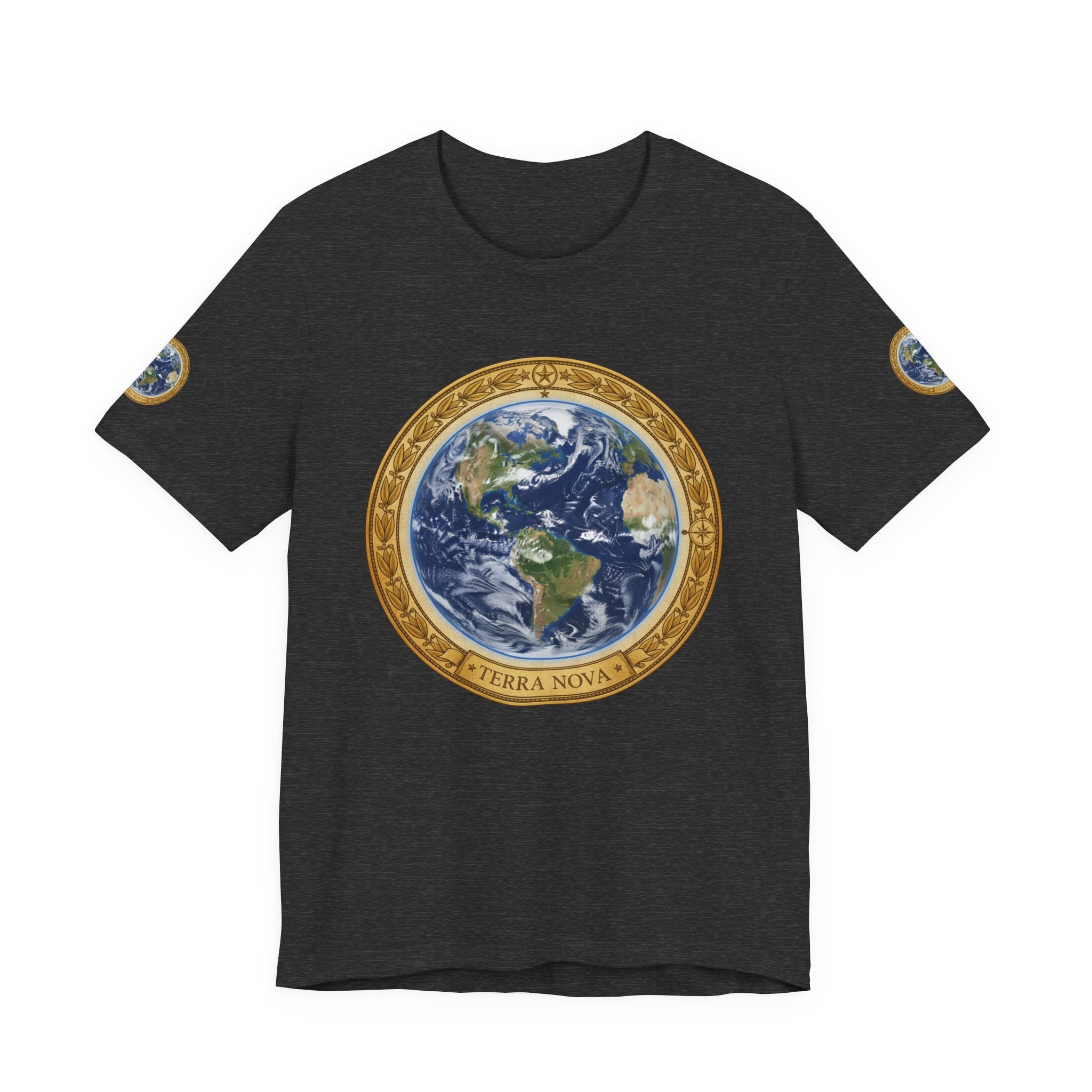 Earth Medallion T‑Shirt – Terra Nova Globe Graphic Tee