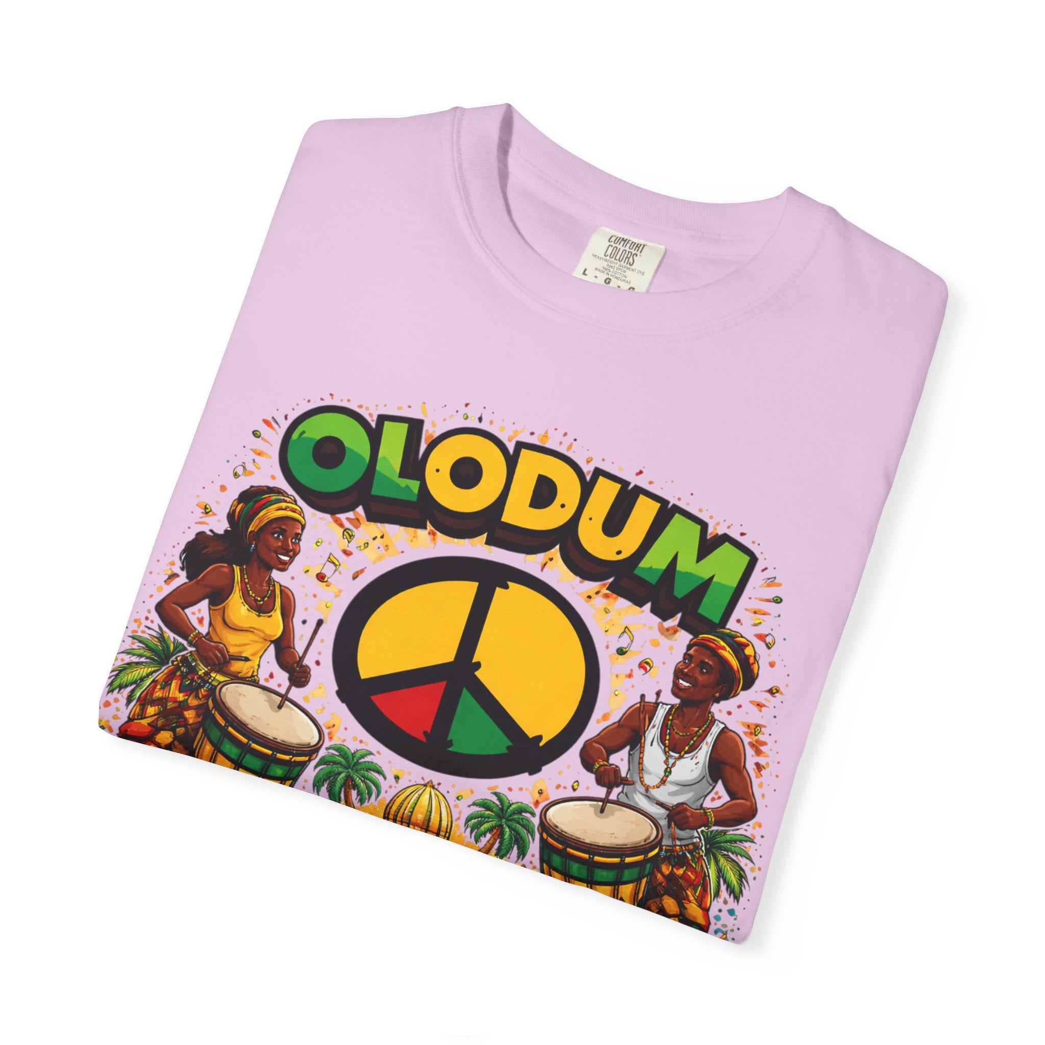 Olodum Peace Drum T-Shirt — Afro-Brazilian Samba Festival Tee