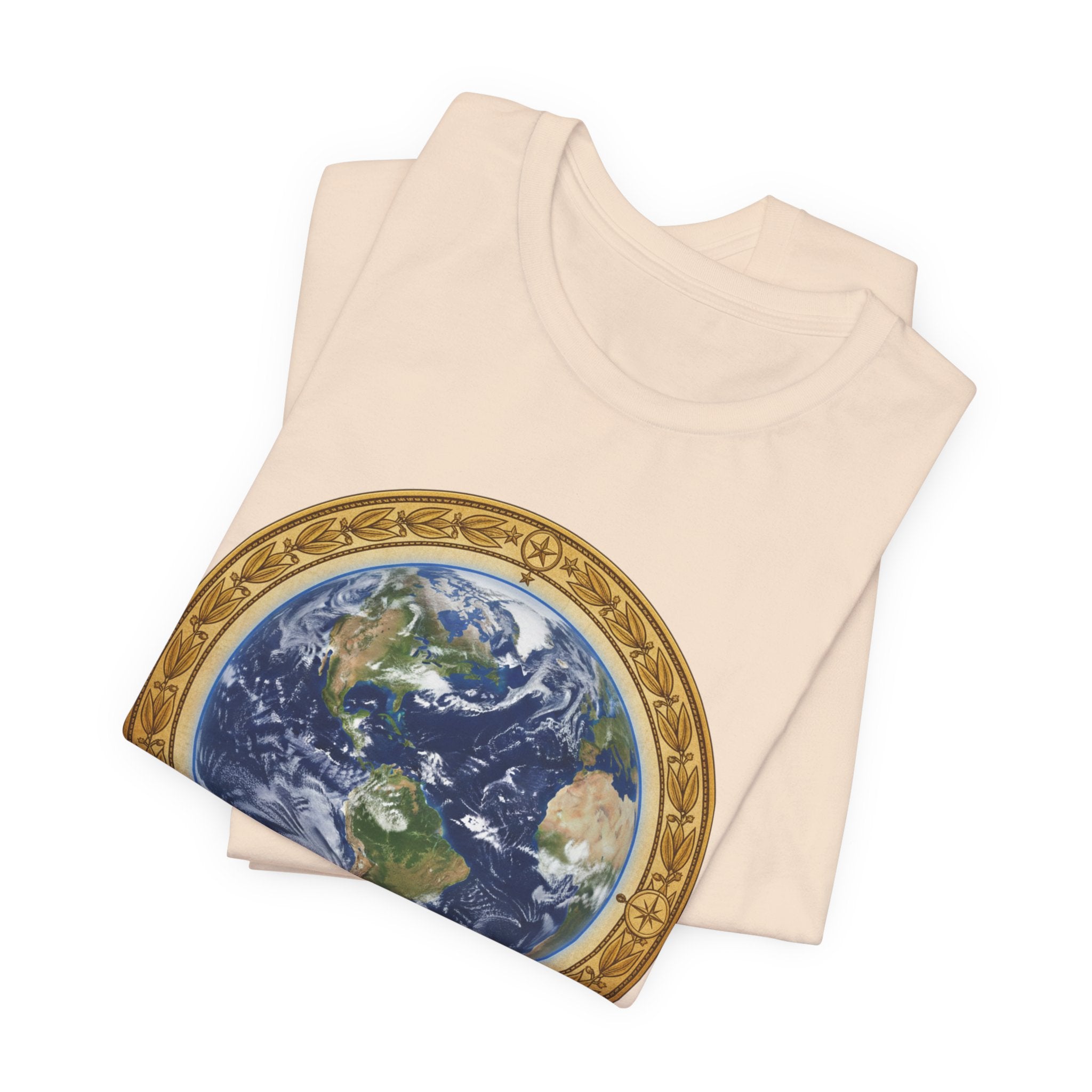Earth Medallion T‑Shirt – Terra Nova Globe Graphic Tee