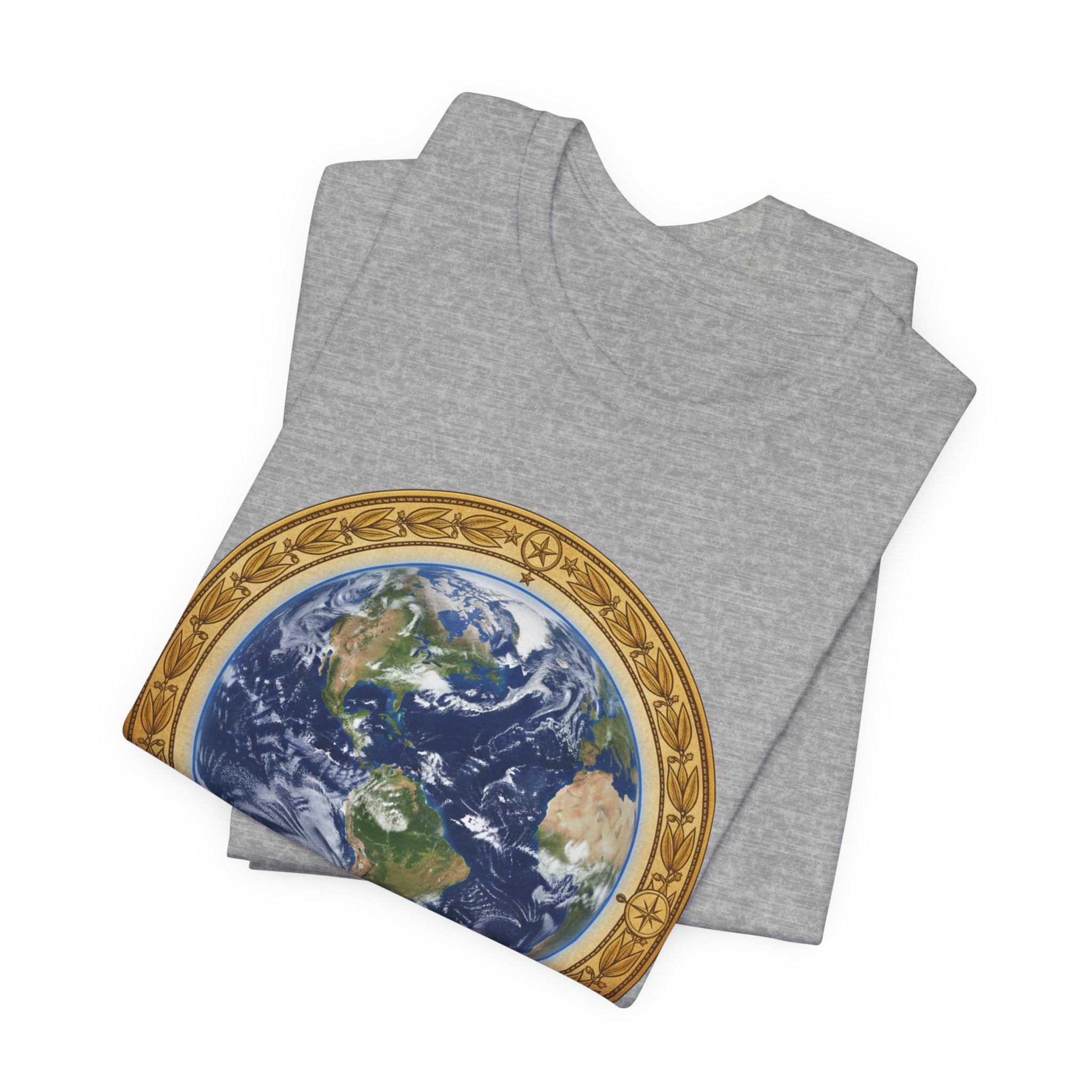 Earth Medallion T‑Shirt – Terra Nova Globe Graphic Tee