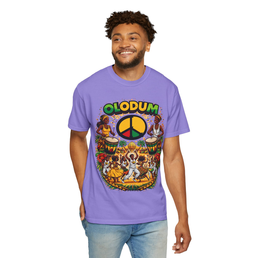 Olodum Peace Drum T-Shirt — Afro-Brazilian Samba Festival Tee