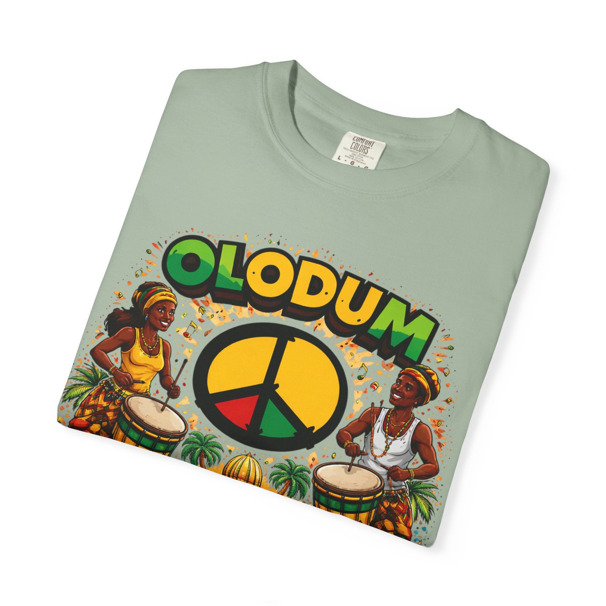 Olodum Peace Drum T-Shirt — Afro-Brazilian Samba Festival Tee