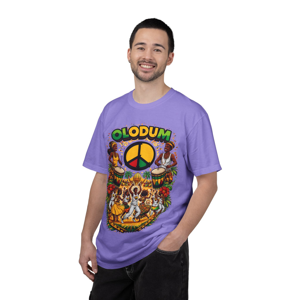 Olodum Peace Drum T-Shirt — Afro-Brazilian Samba Festival Tee