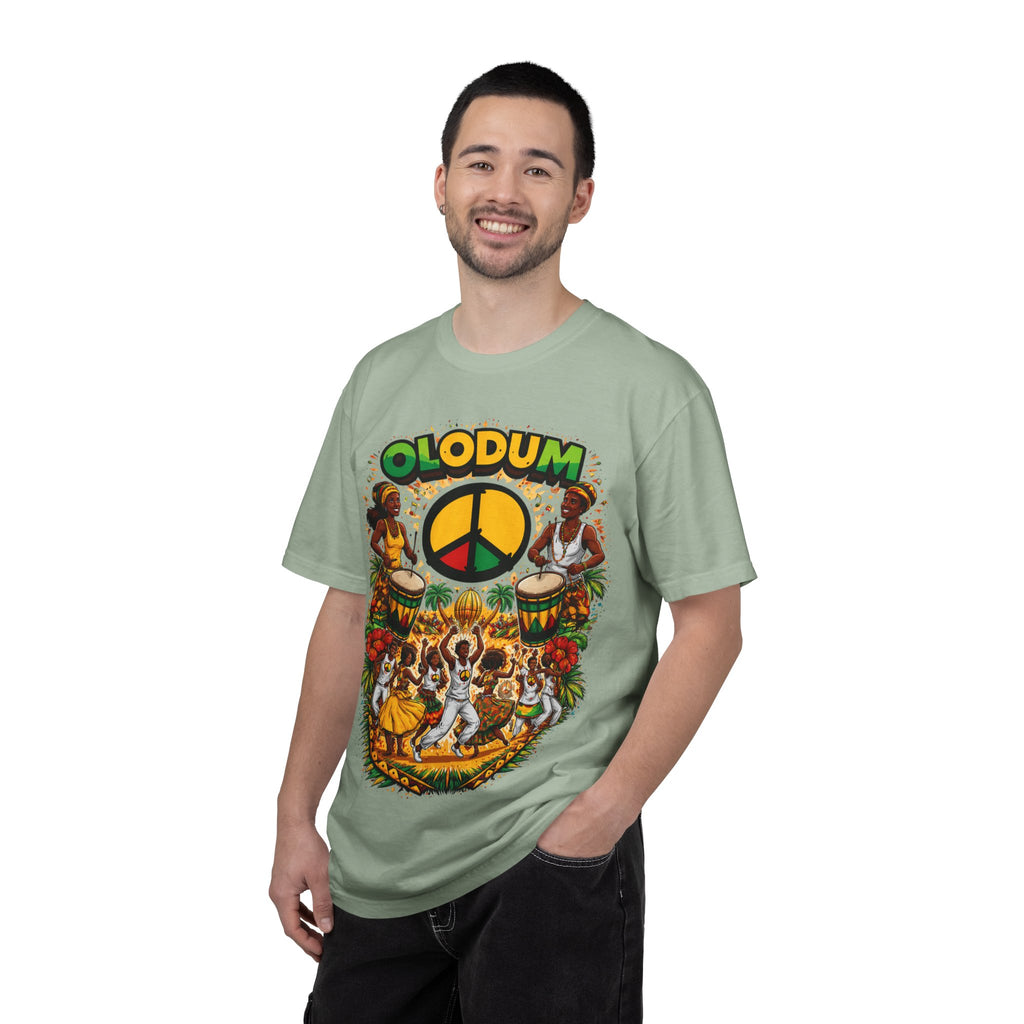 Olodum Peace Drum T-Shirt — Afro-Brazilian Samba Festival Tee