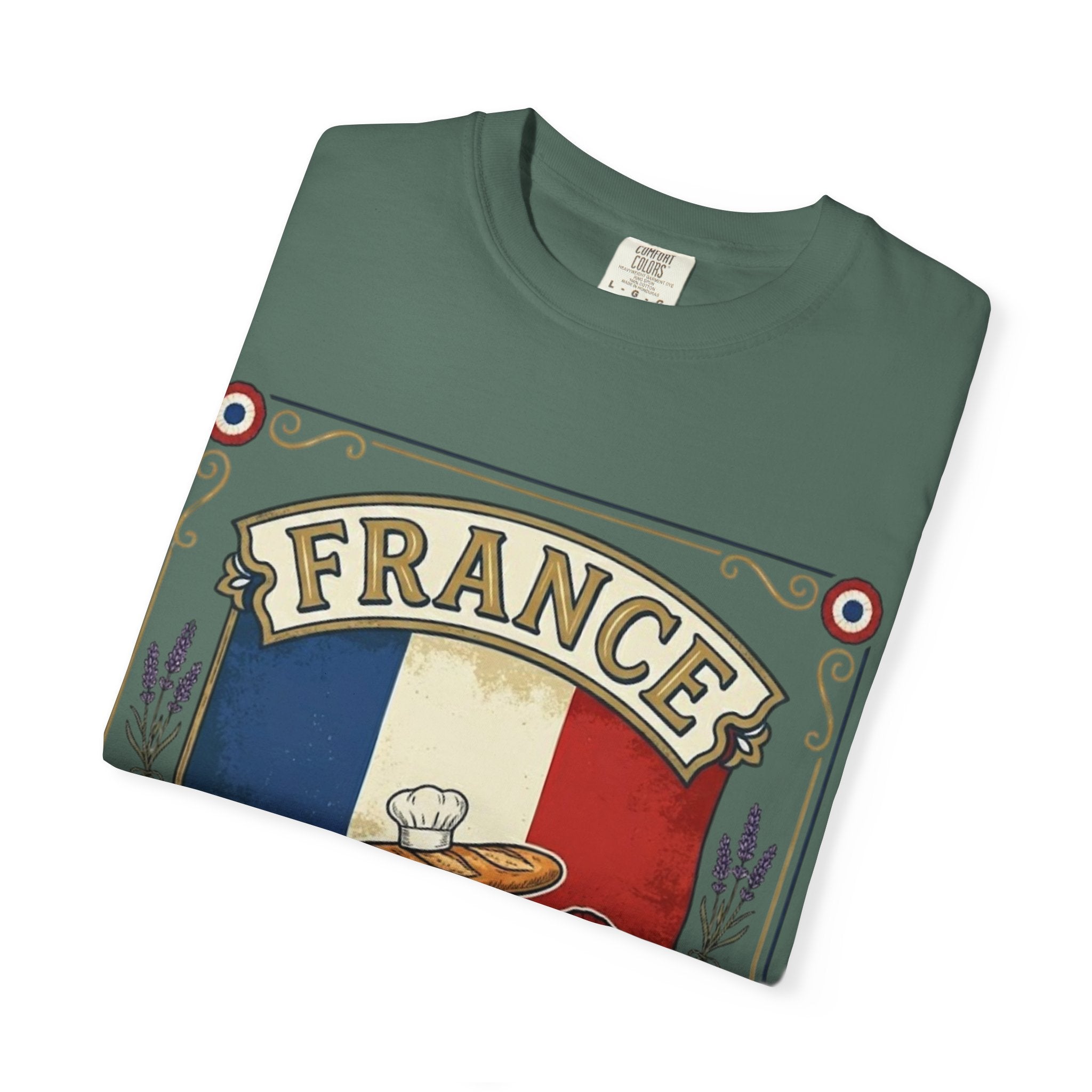 France Vintage Travel T-Shirt — Chic Culture Cuisine Design