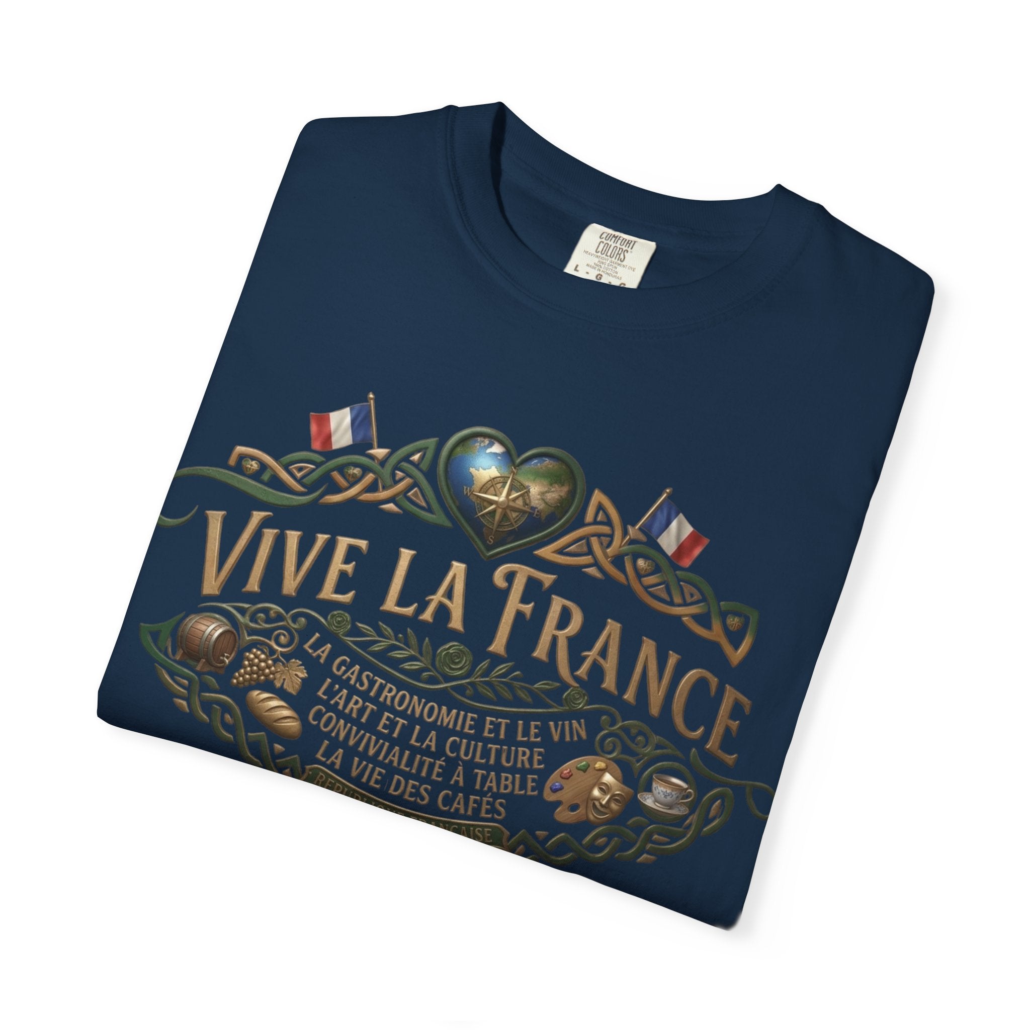 Vive La France T-Shirt — Vintage French Travel Graphic Tee