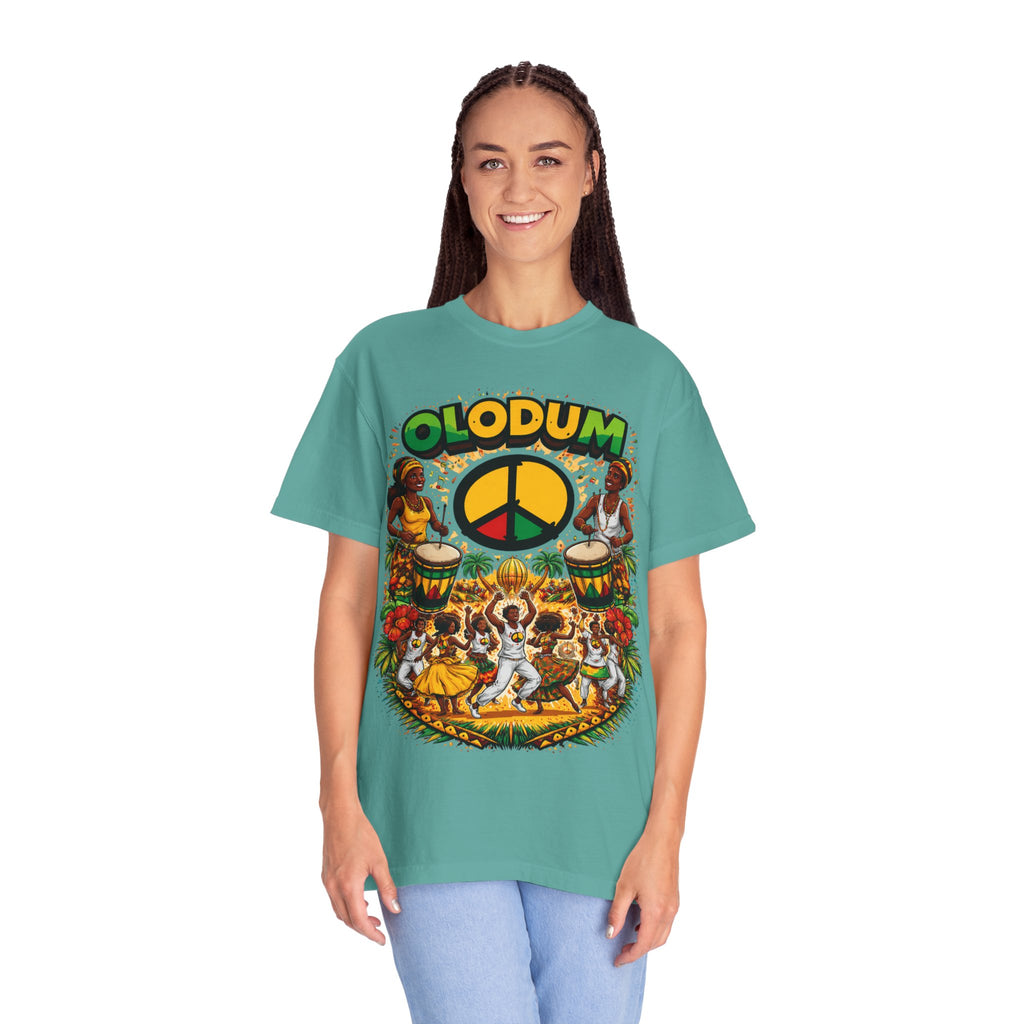 Olodum Peace Drum T-Shirt — Afro-Brazilian Samba Festival Tee
