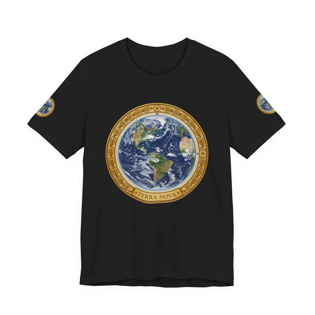Earth Medallion T‑Shirt – Terra Nova Globe Graphic Tee