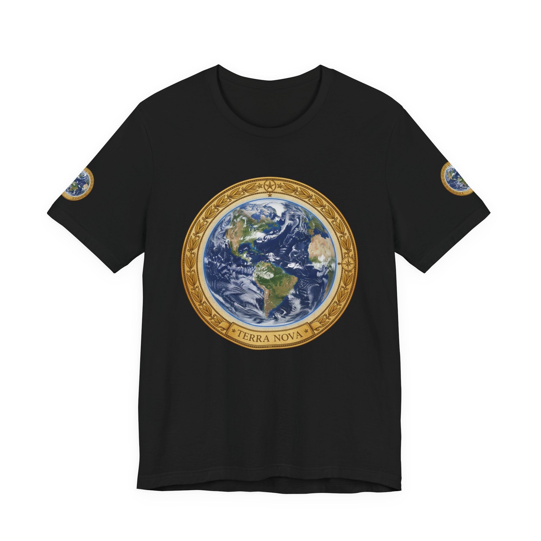 Earth Medallion T‑Shirt – Terra Nova Globe Graphic Tee