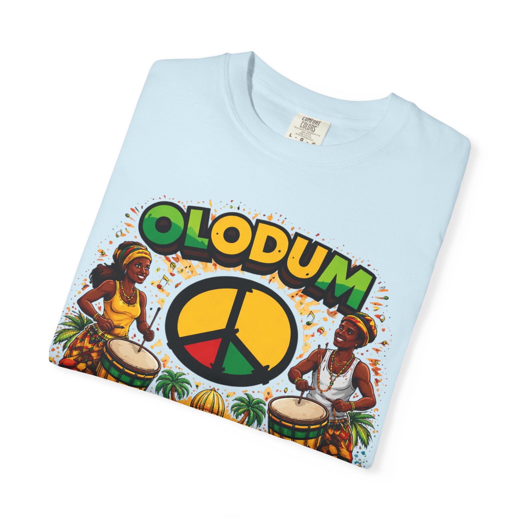 Olodum Peace Drum T-Shirt — Afro-Brazilian Samba Festival Tee