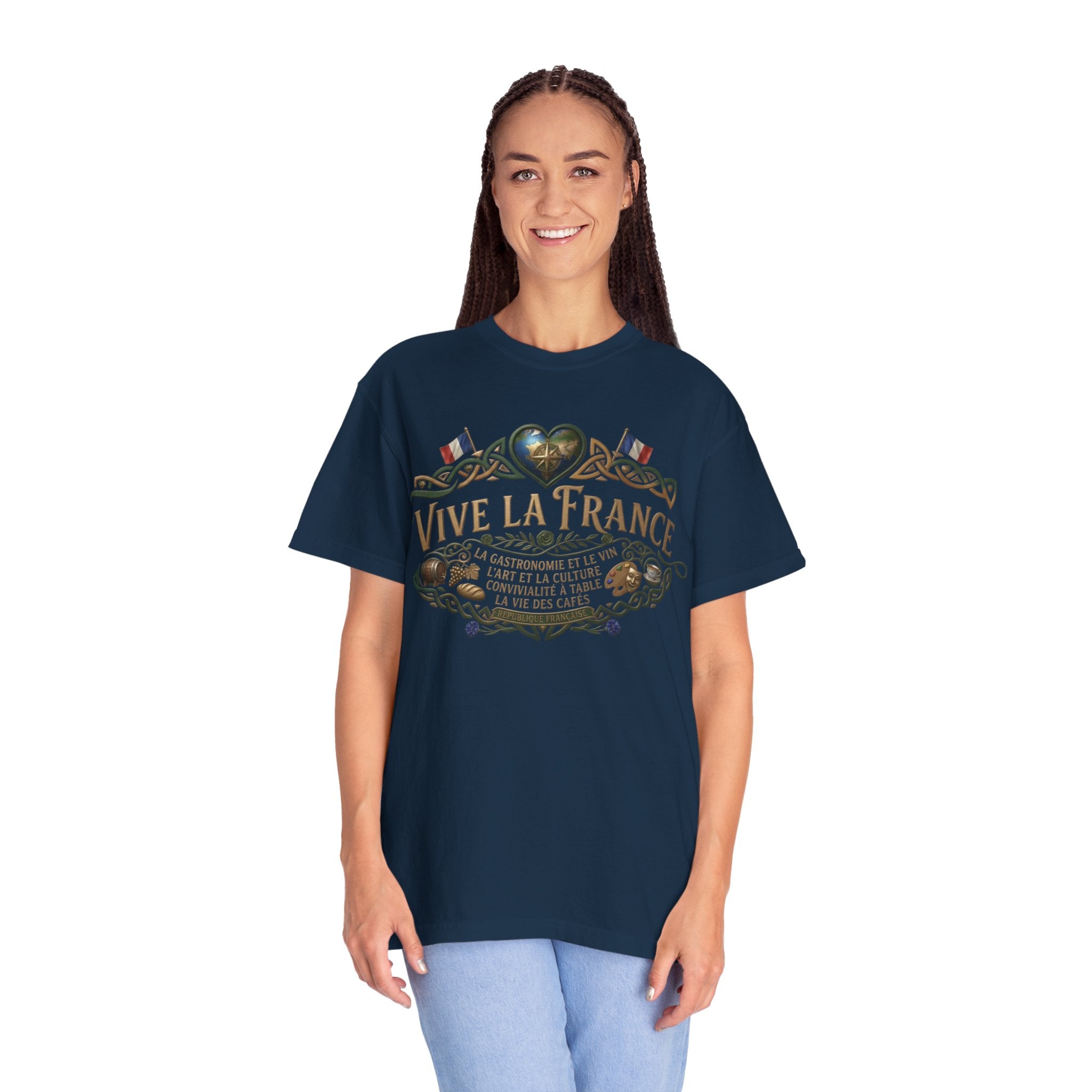 Vive La France T-Shirt — Vintage French Travel Graphic Tee