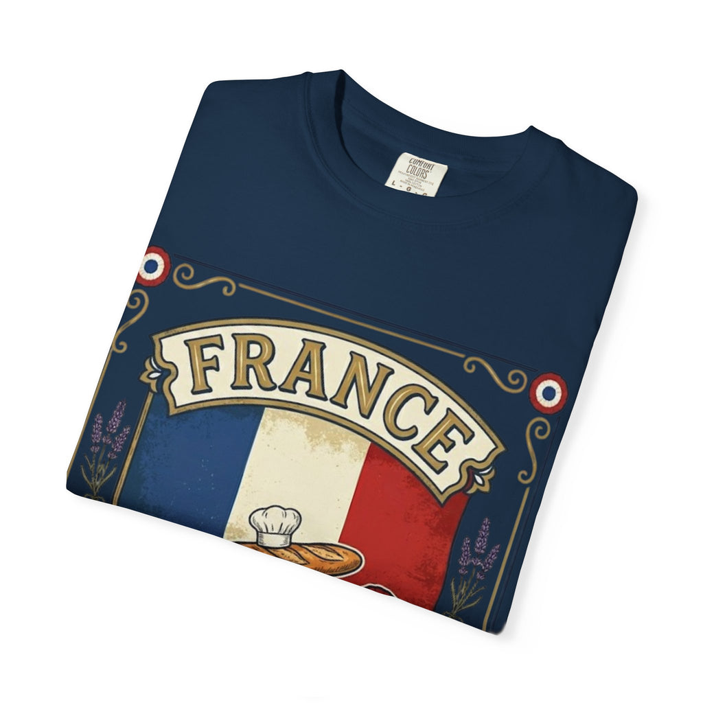 France Vintage Travel T-Shirt — Chic Culture Cuisine Design