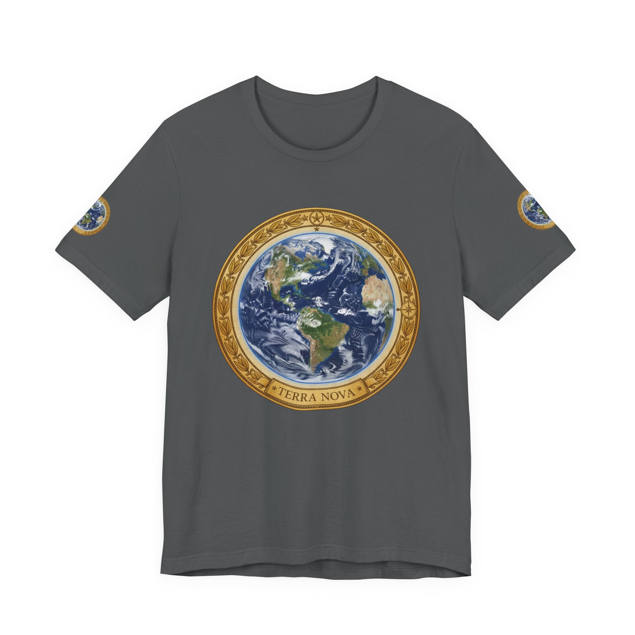 Earth Medallion T‑Shirt – Terra Nova Globe Graphic Tee