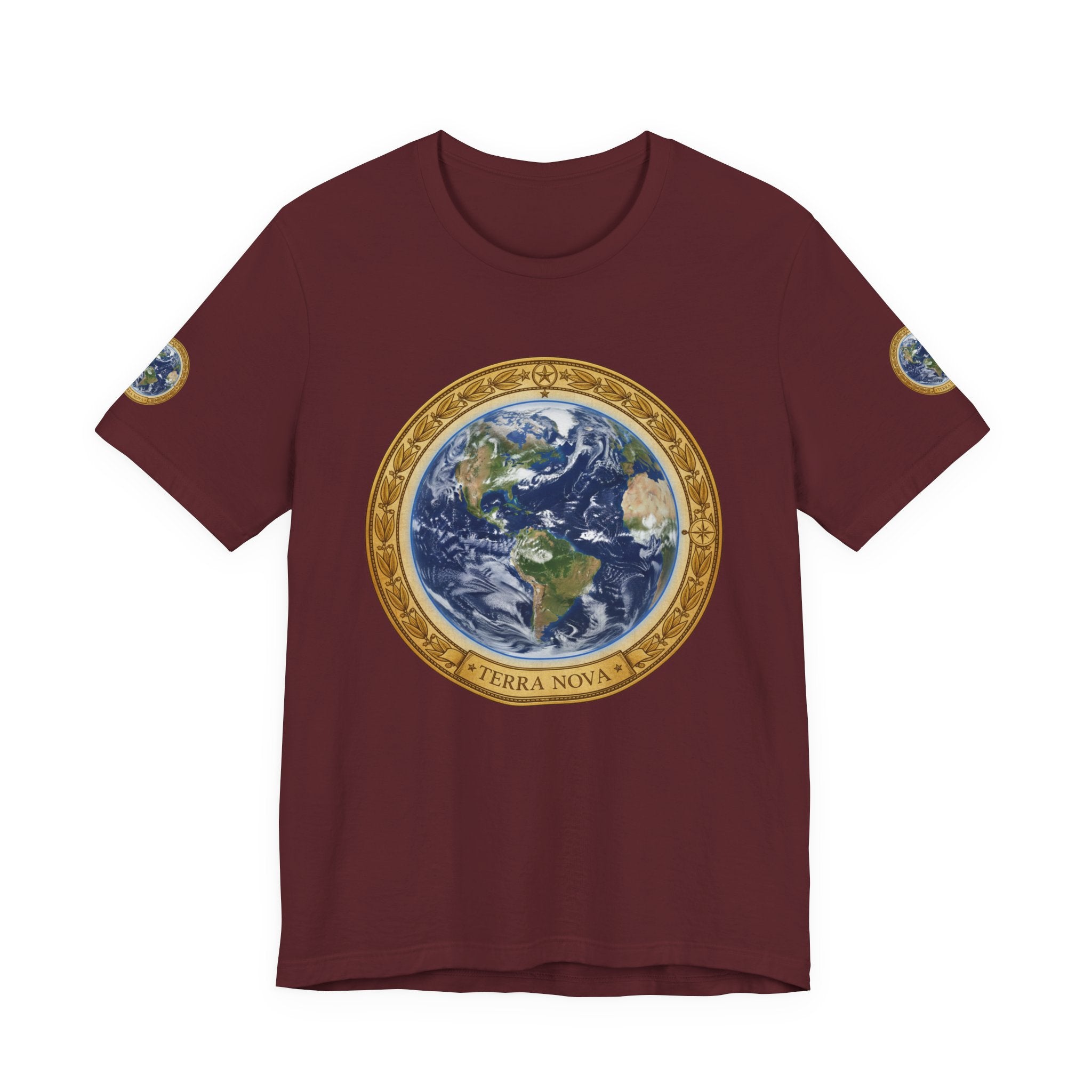 Earth Medallion T‑Shirt – Terra Nova Globe Graphic Tee