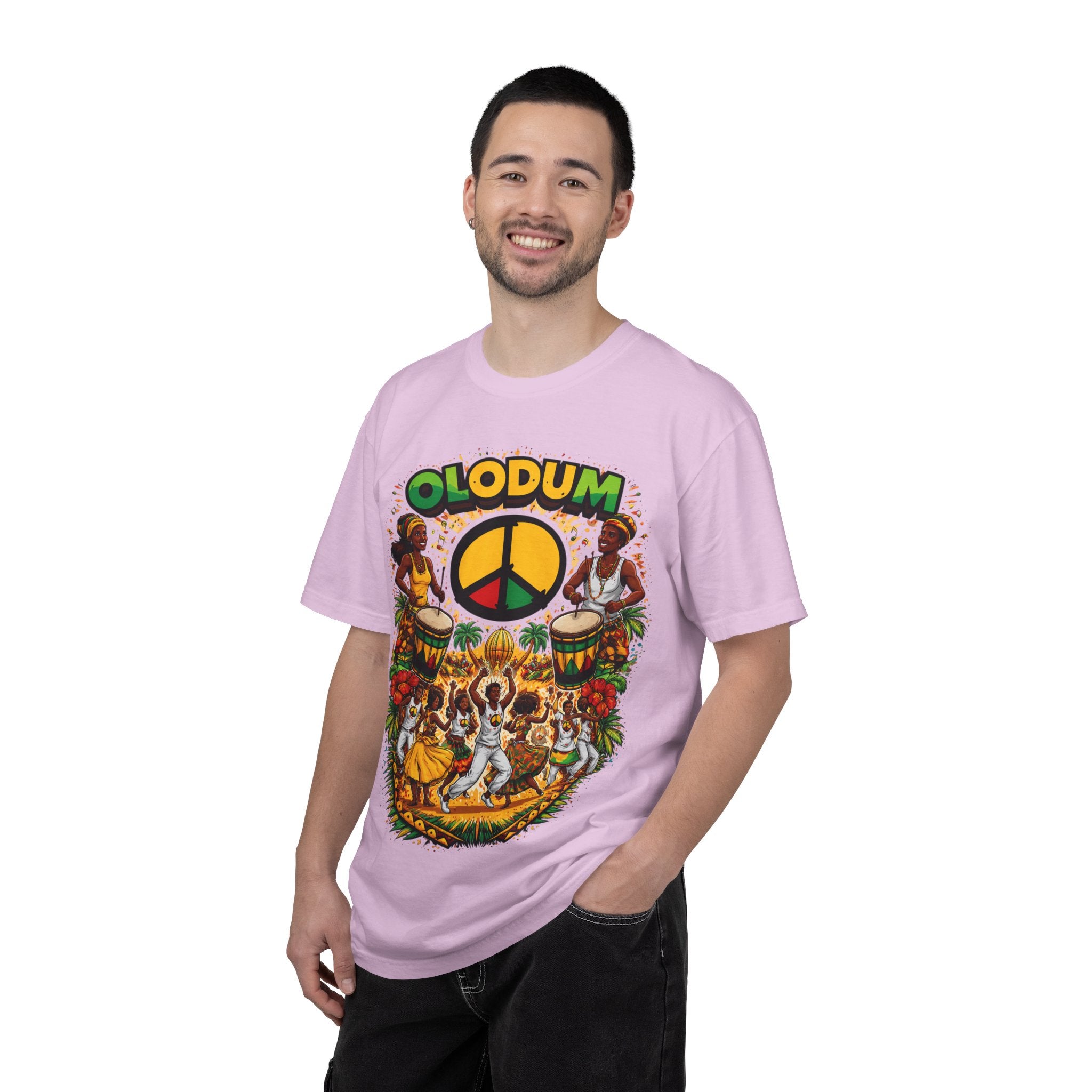 Olodum Peace Drum T-Shirt — Afro-Brazilian Samba Festival Tee