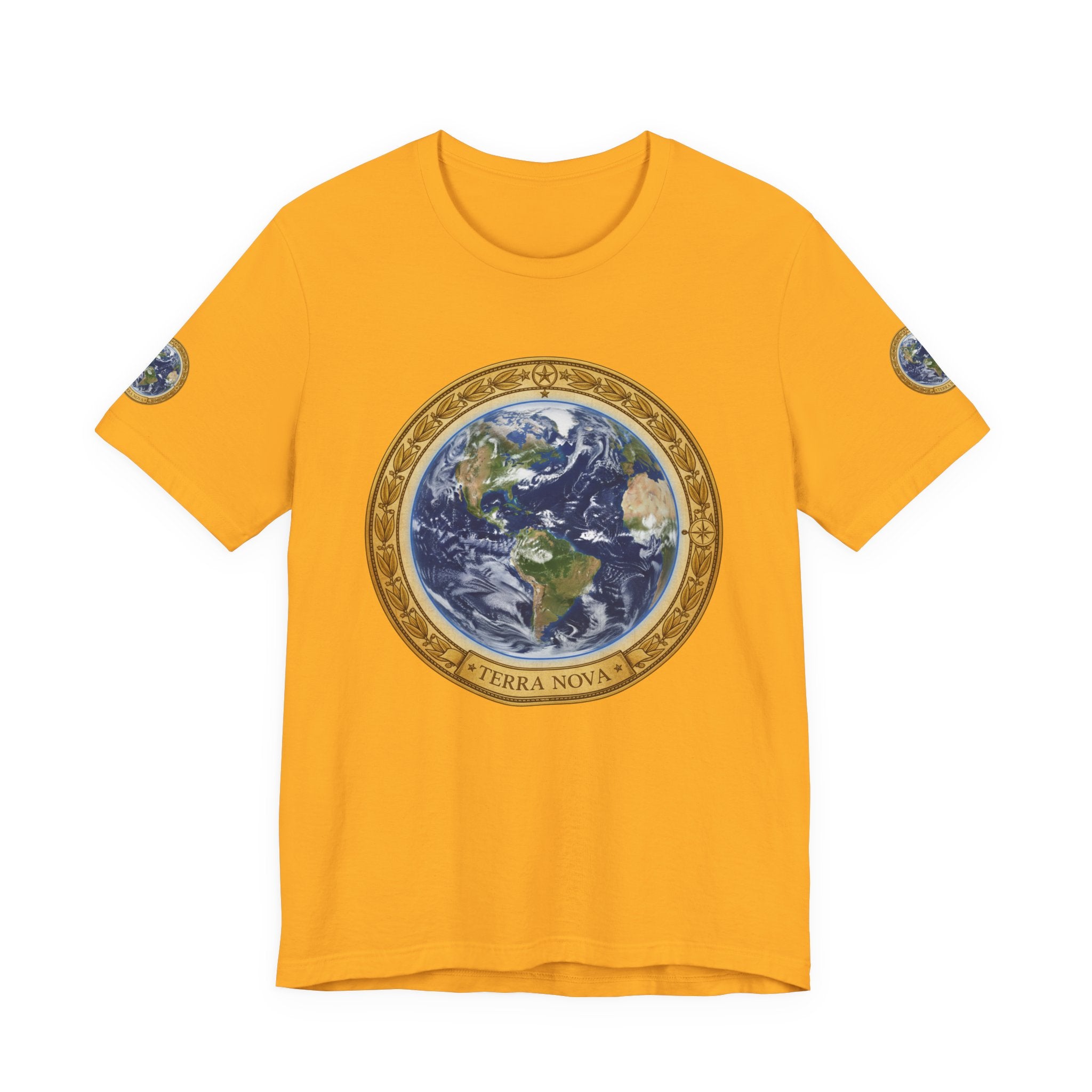 Earth Medallion T‑Shirt – Terra Nova Globe Graphic Tee