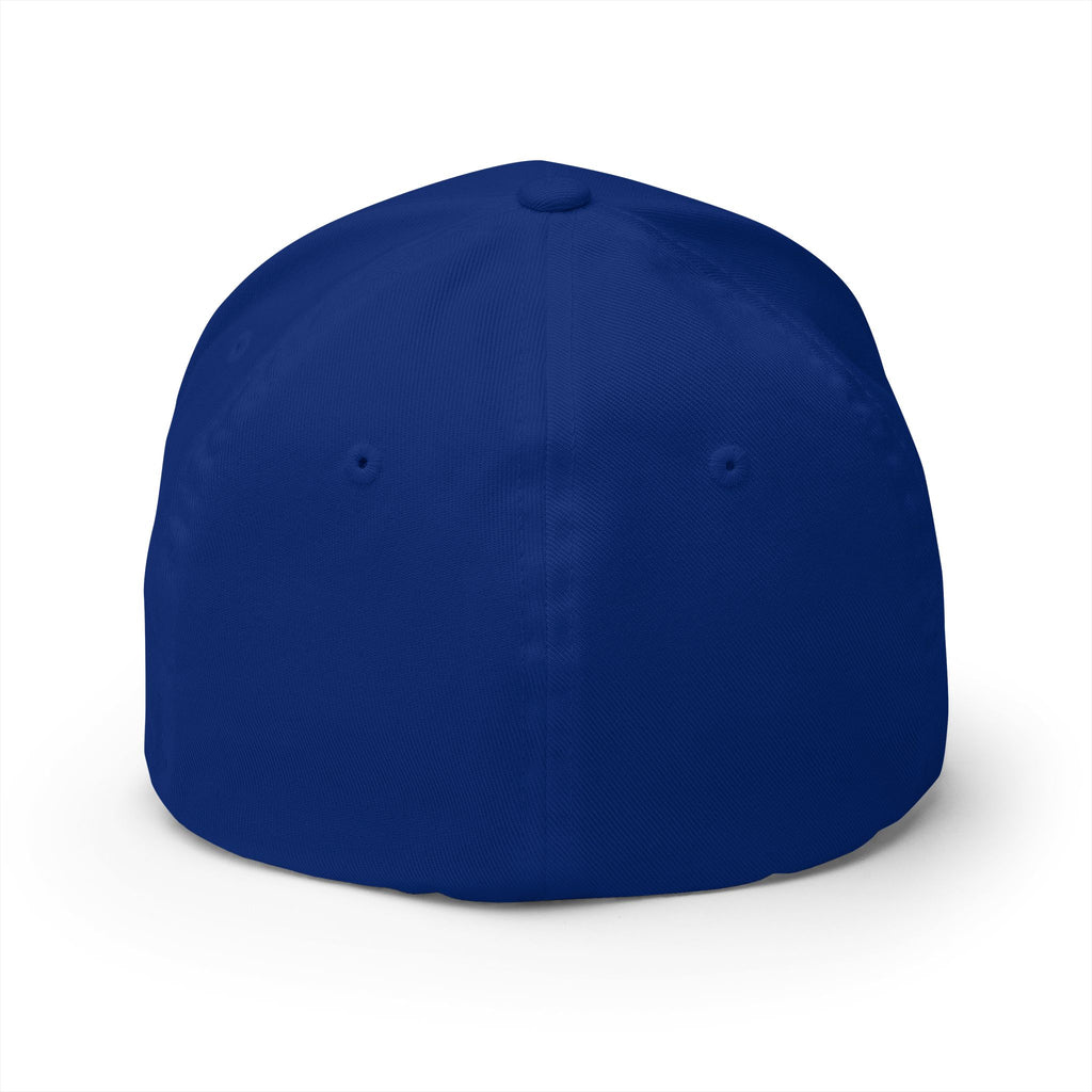 Embroidered 'UA UnikÂme Favicon ' Wave Logo Cap — White Structured Closed-Back Hat