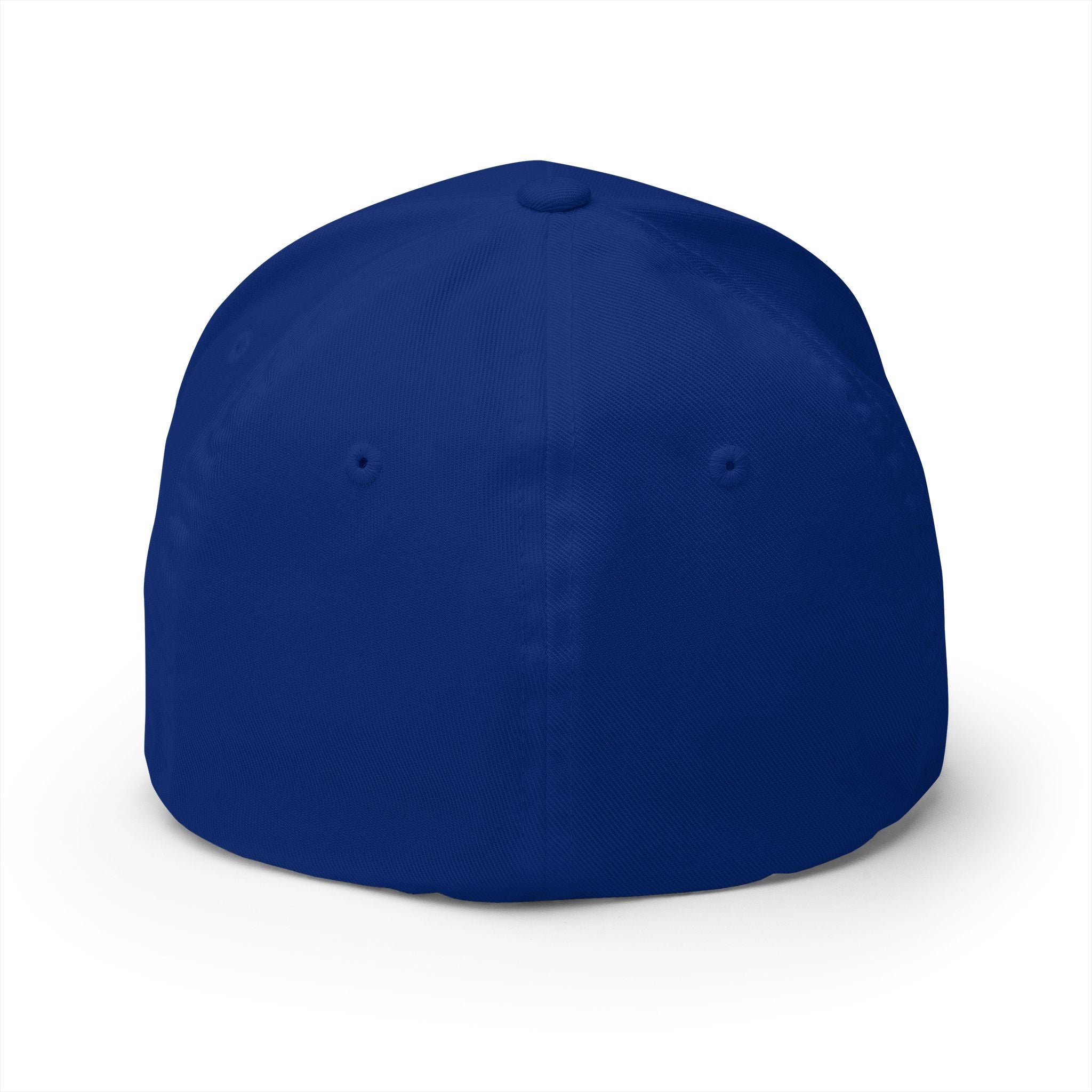 Embroidered 'UA UnikÂme Favicon ' Wave Logo Cap — White Structured Closed-Back Hat