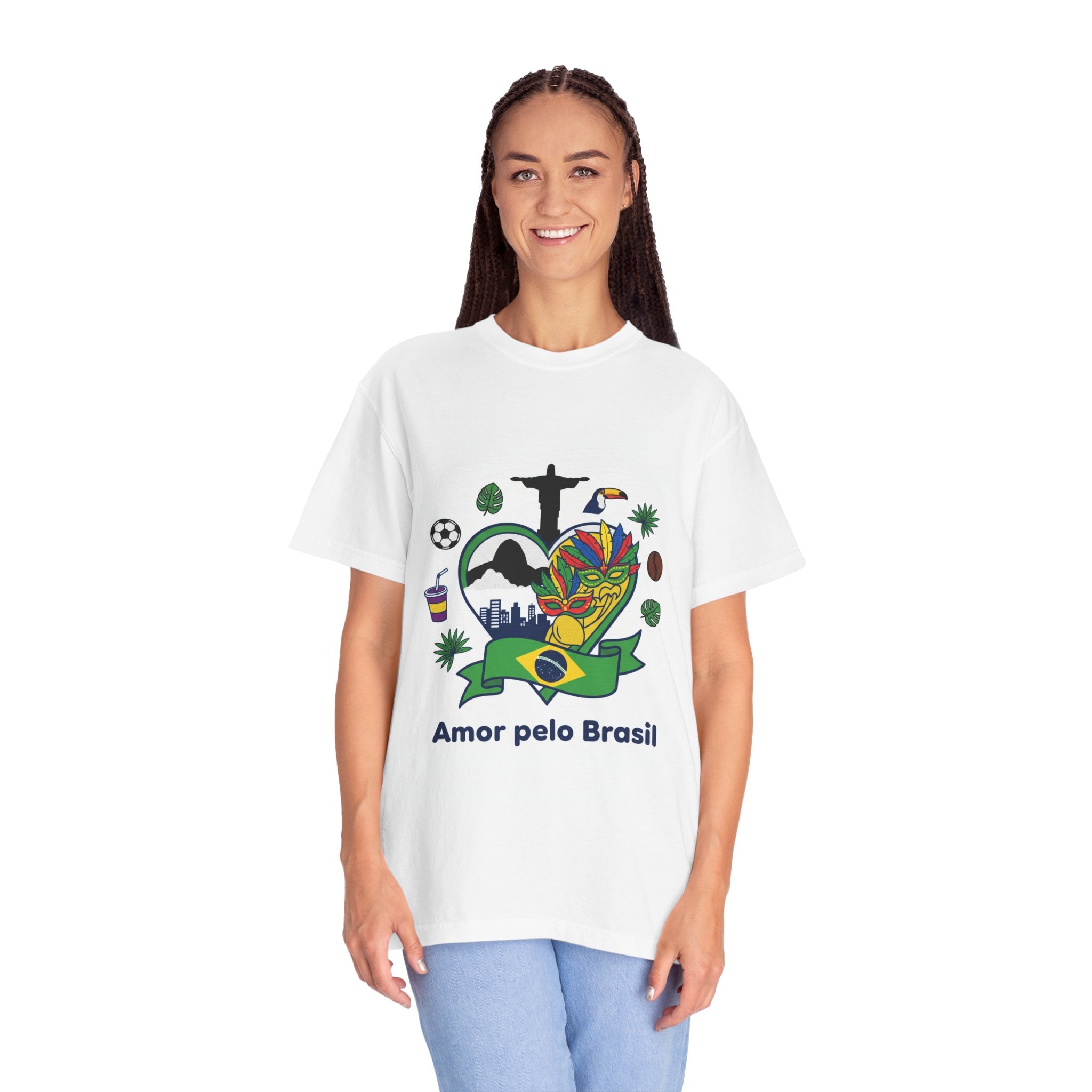 Brazil Love T-Shirt — "Amor pelo Brasil" Graphic Tee