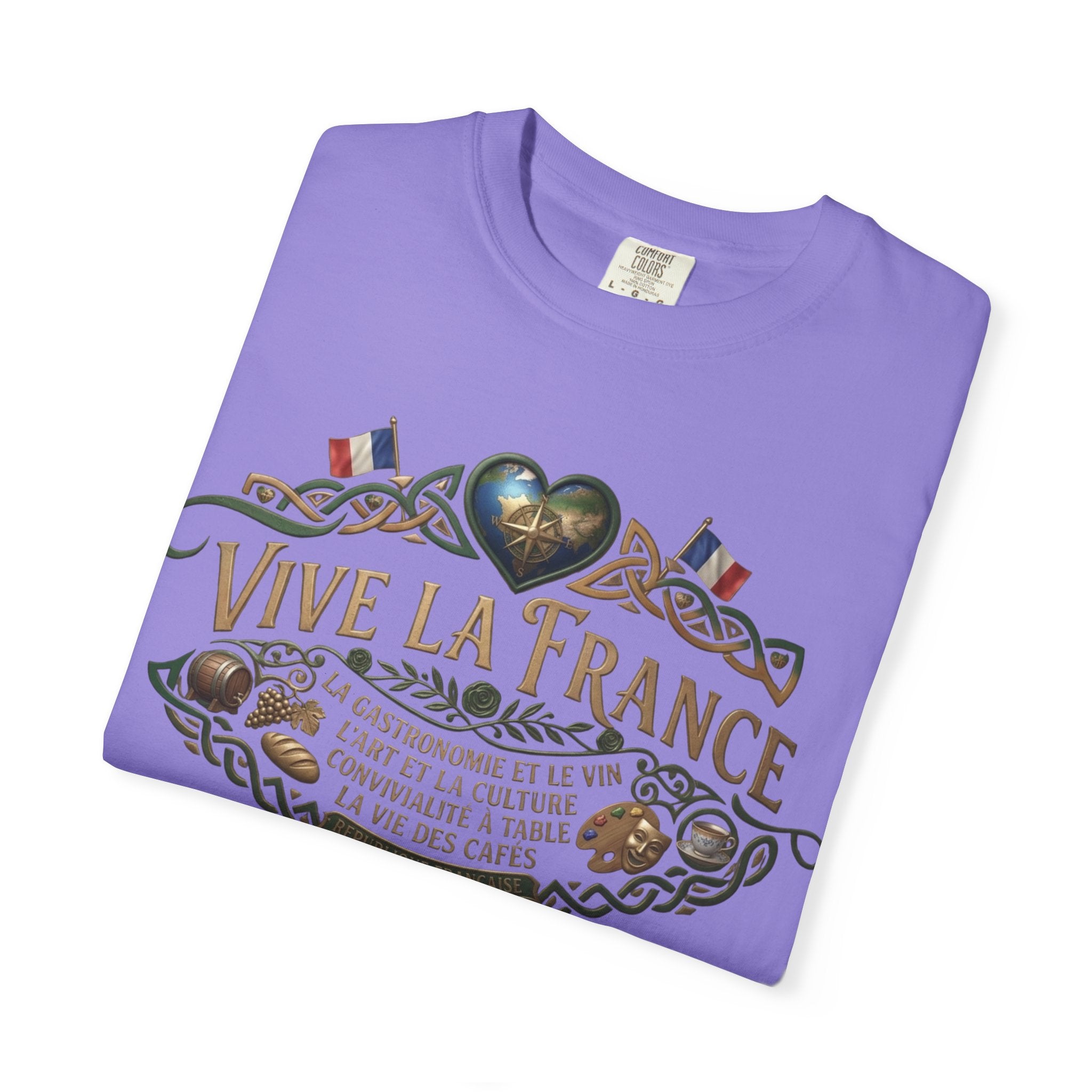 Vive La France T-Shirt — Vintage French Travel Graphic Tee