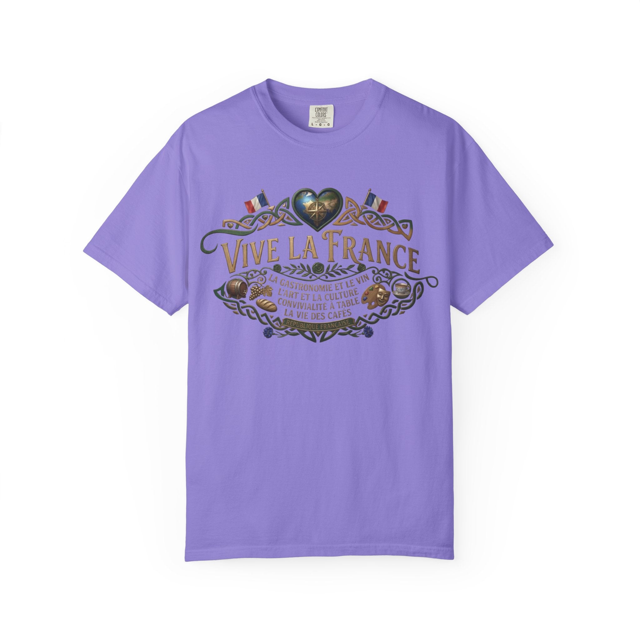 Vive La France T-Shirt — Vintage French Travel Graphic Tee