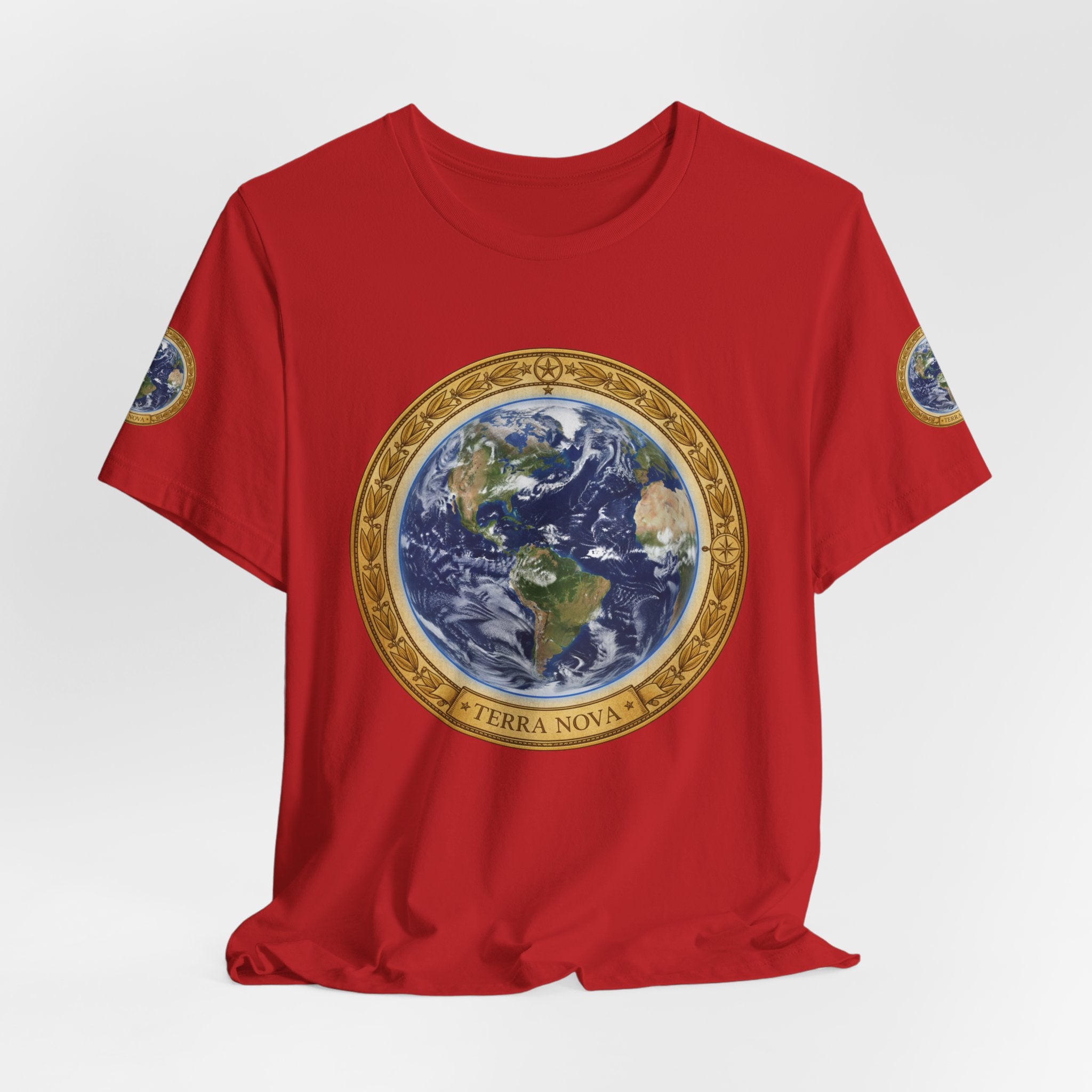 Earth Medallion T‑Shirt – Terra Nova Globe Graphic Tee