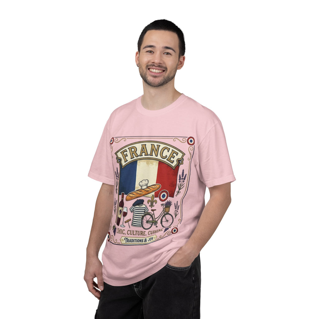 France Vintage Travel T-Shirt — Chic Culture Cuisine Design