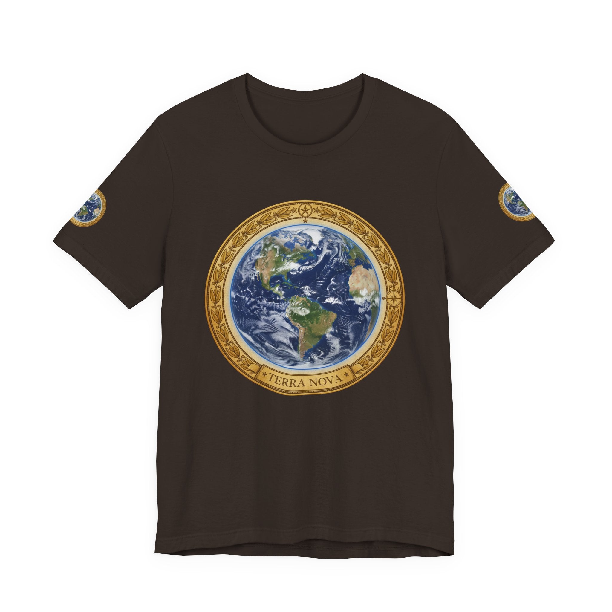Earth Medallion T‑Shirt – Terra Nova Globe Graphic Tee
