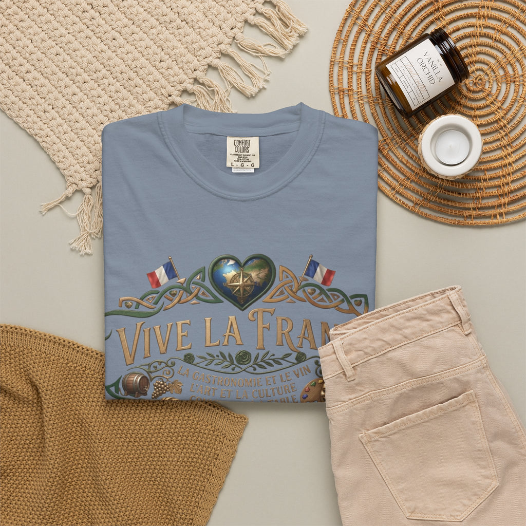 Vive La France T-Shirt — Vintage French Travel Graphic Tee