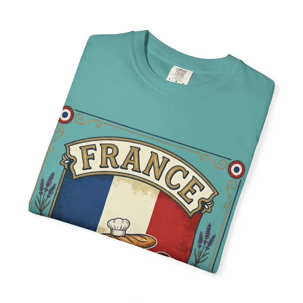 France Vintage Travel T-Shirt — Chic Culture Cuisine Design