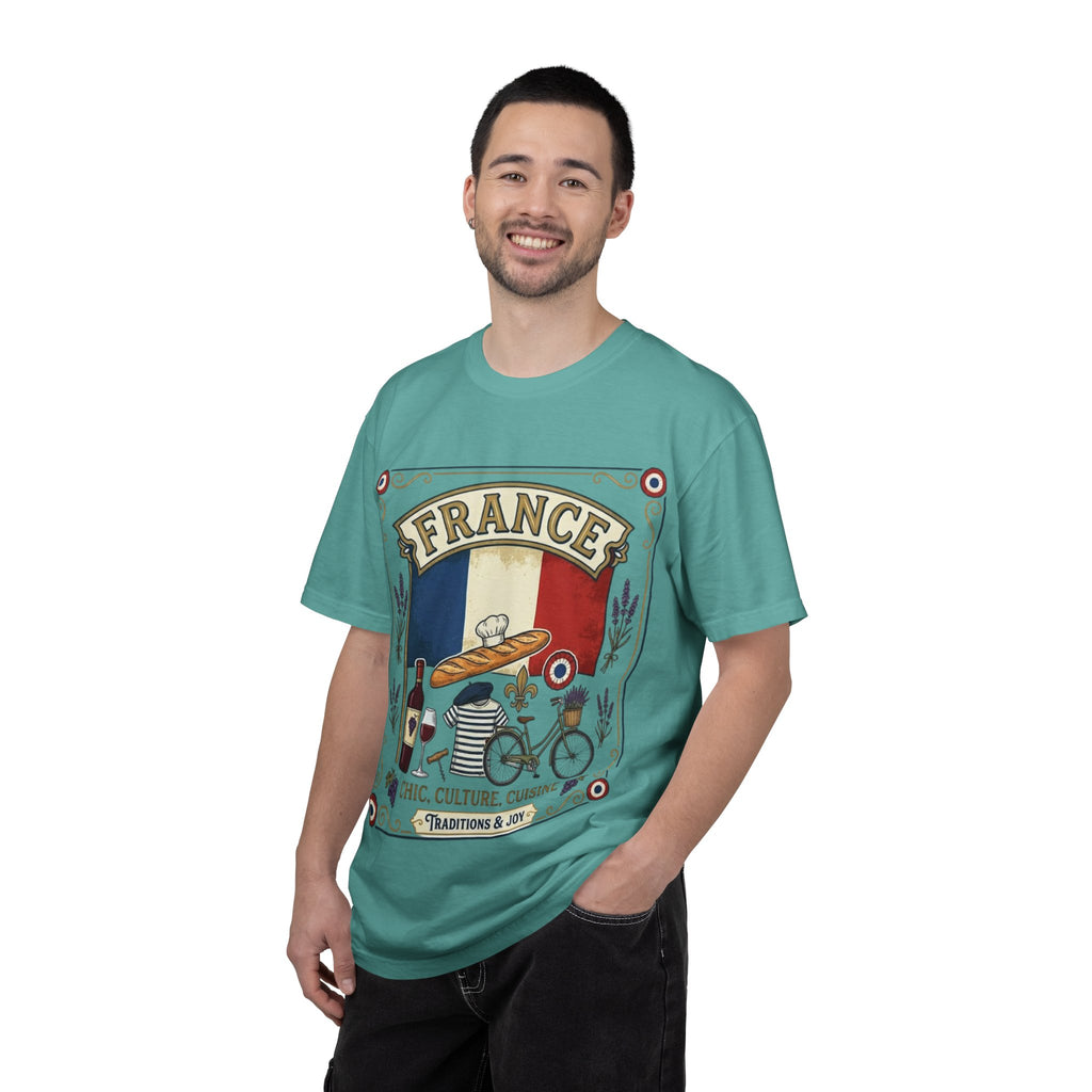 France Vintage Travel T-Shirt — Chic Culture Cuisine Design