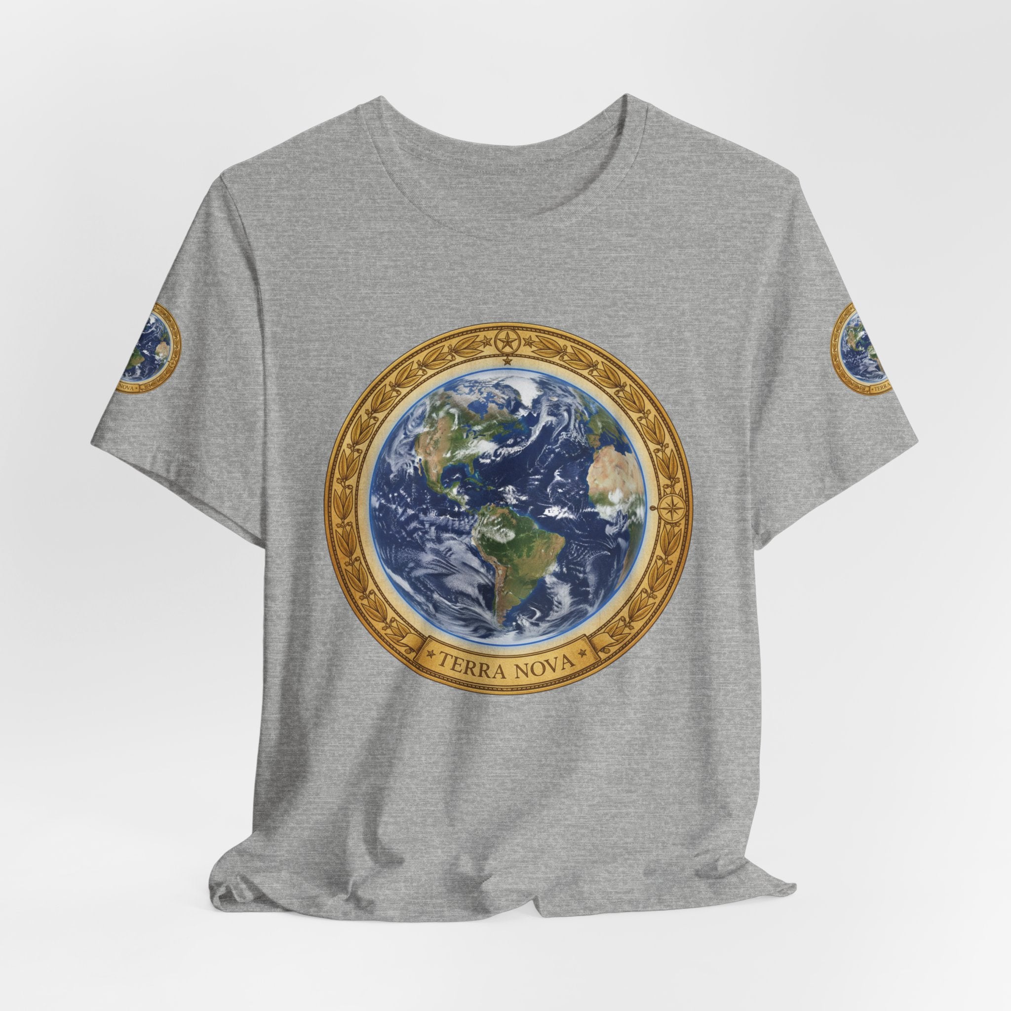 Earth Medallion T‑Shirt – Terra Nova Globe Graphic Tee