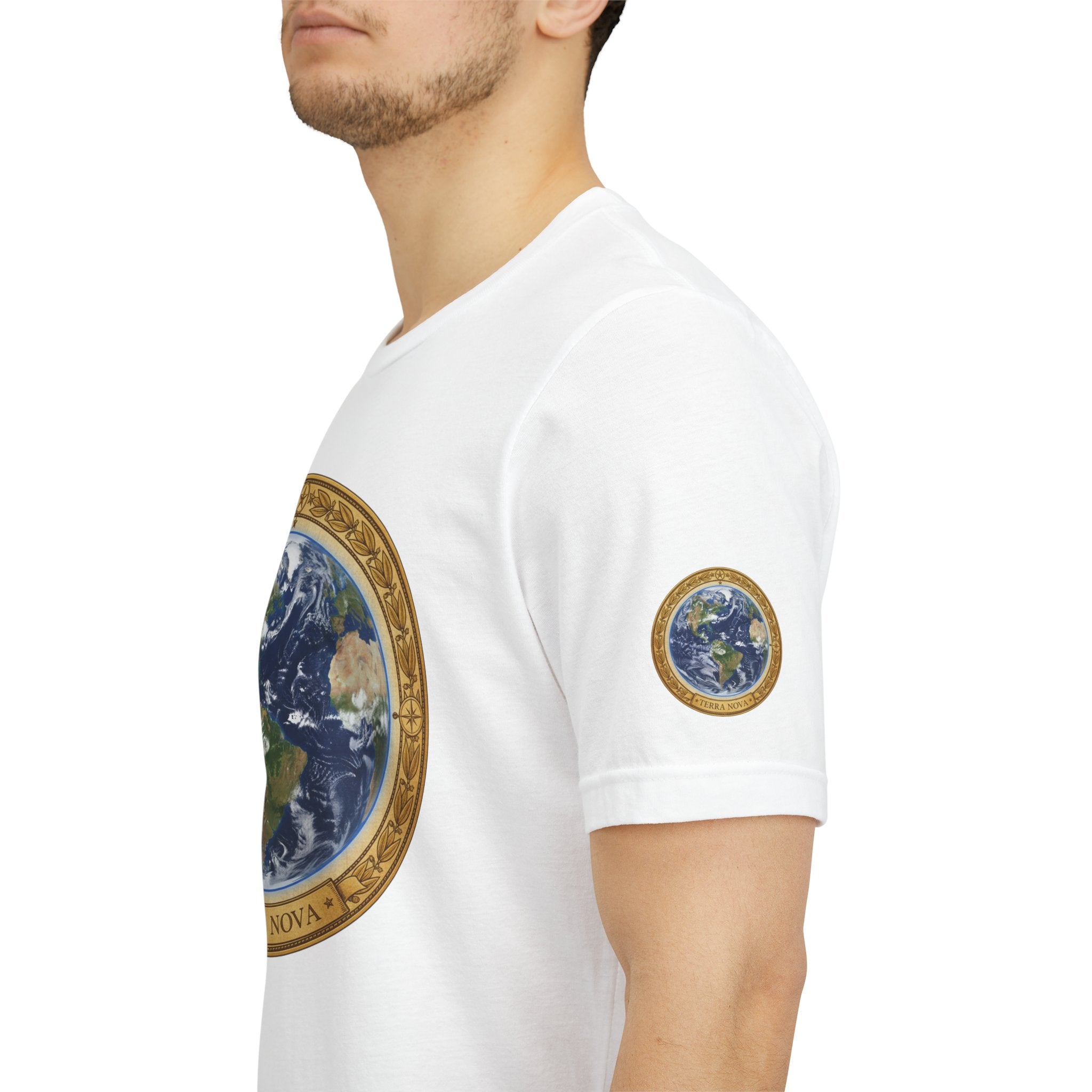 Earth Medallion T‑Shirt – Terra Nova Globe Graphic Tee
