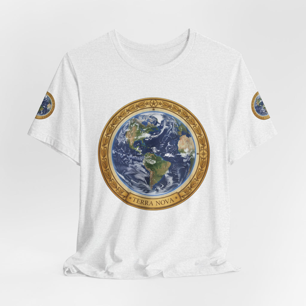 Earth Medallion T‑Shirt – Terra Nova Globe Graphic Tee
