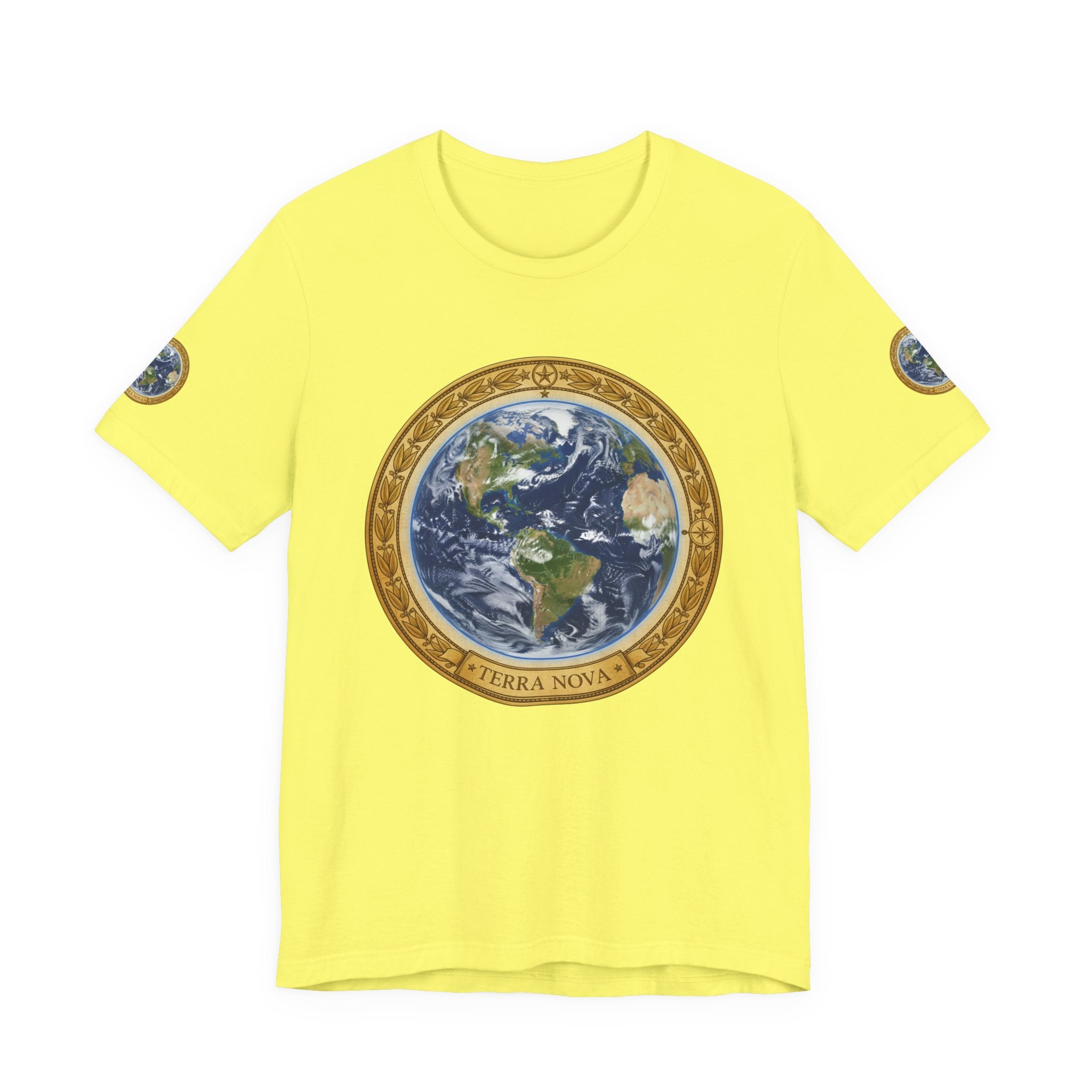 Earth Medallion T‑Shirt – Terra Nova Globe Graphic Tee