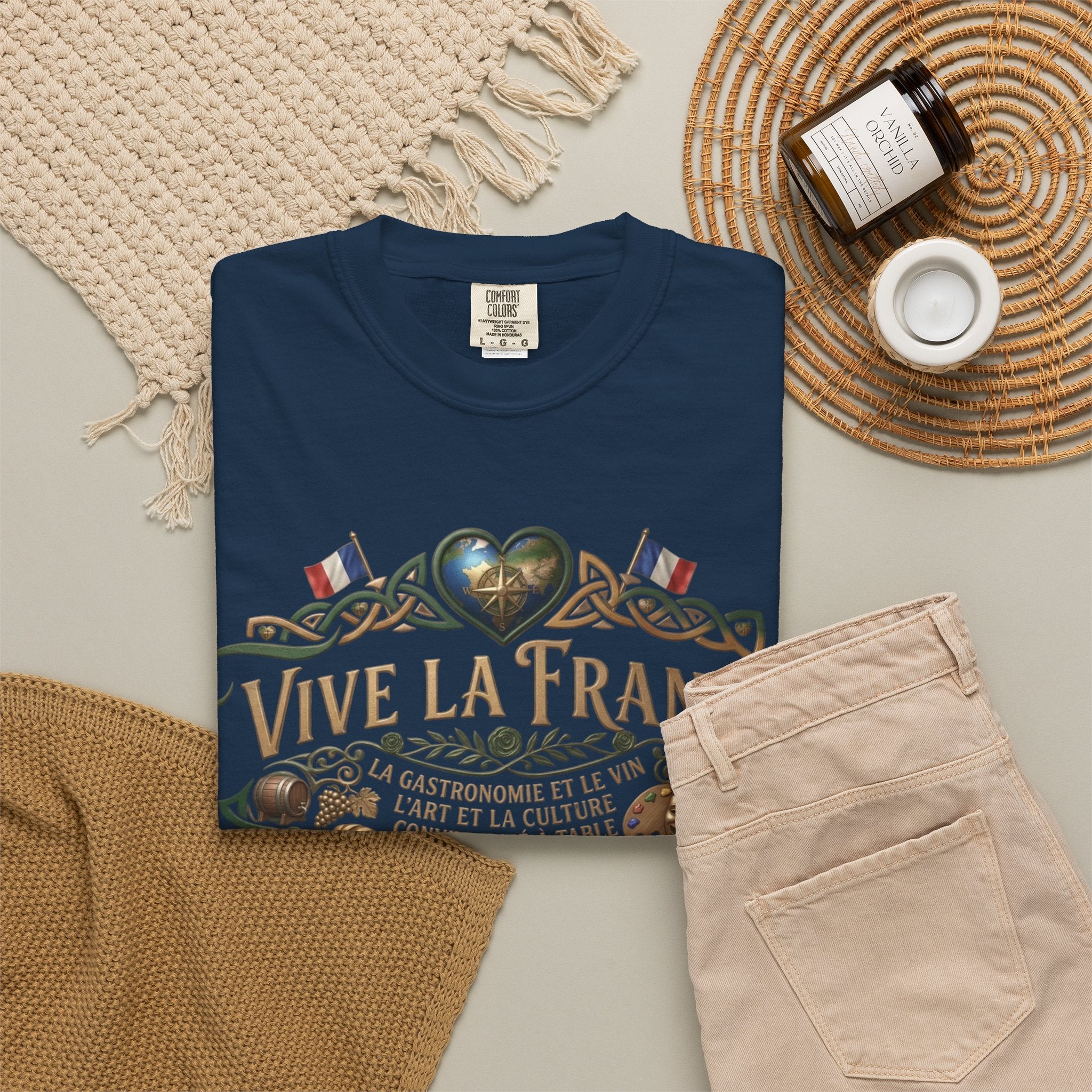 Vive La France T-Shirt — Vintage French Travel Graphic Tee