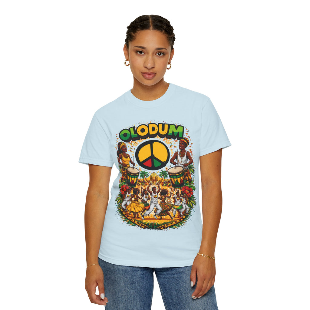 Olodum Peace Drum T-Shirt — Afro-Brazilian Samba Festival Tee